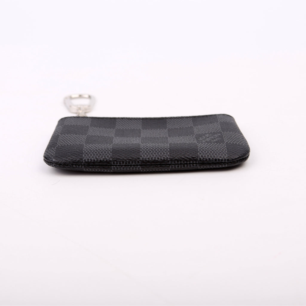 Pochette Cles Damier Graphite