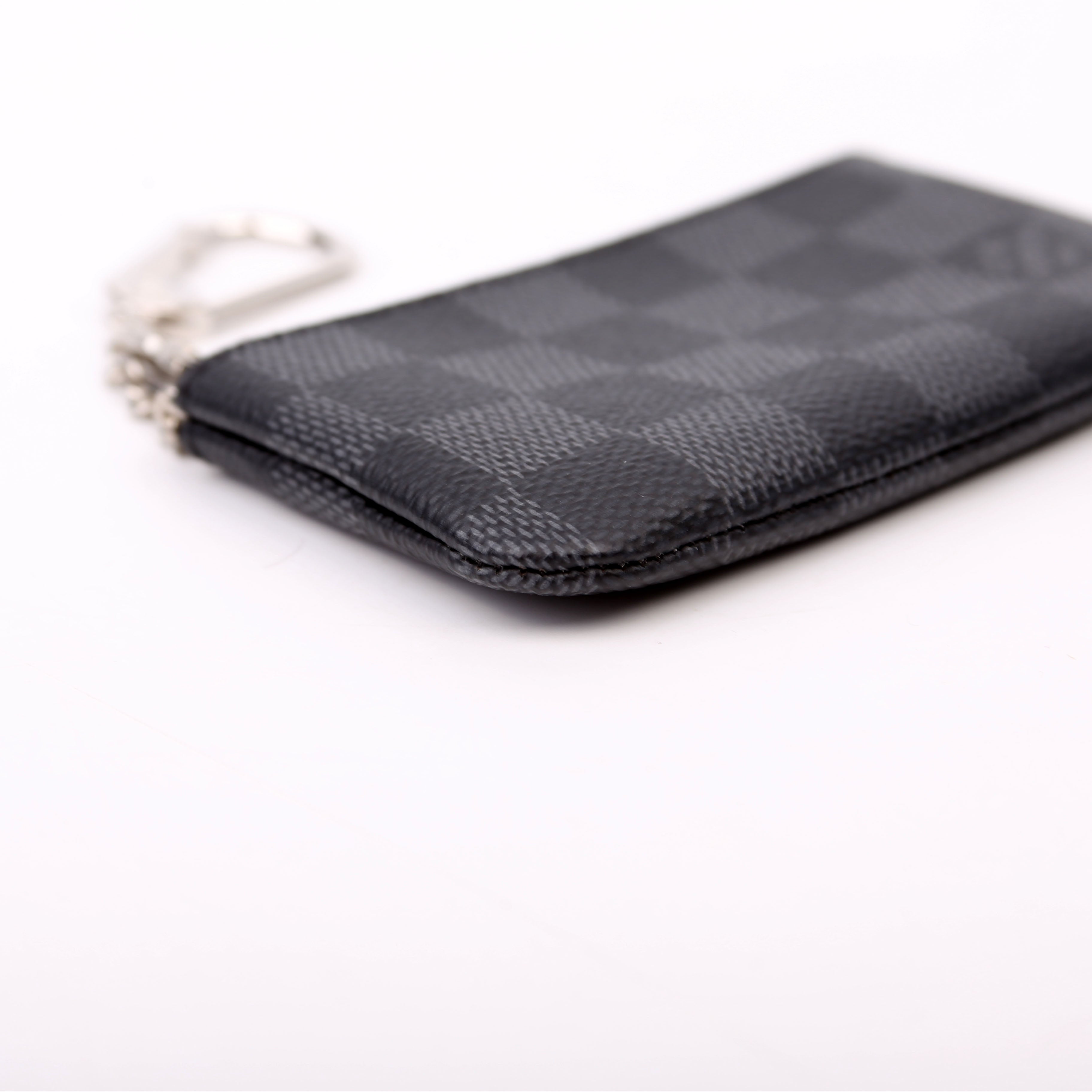 Pochette Cles Damier Graphite