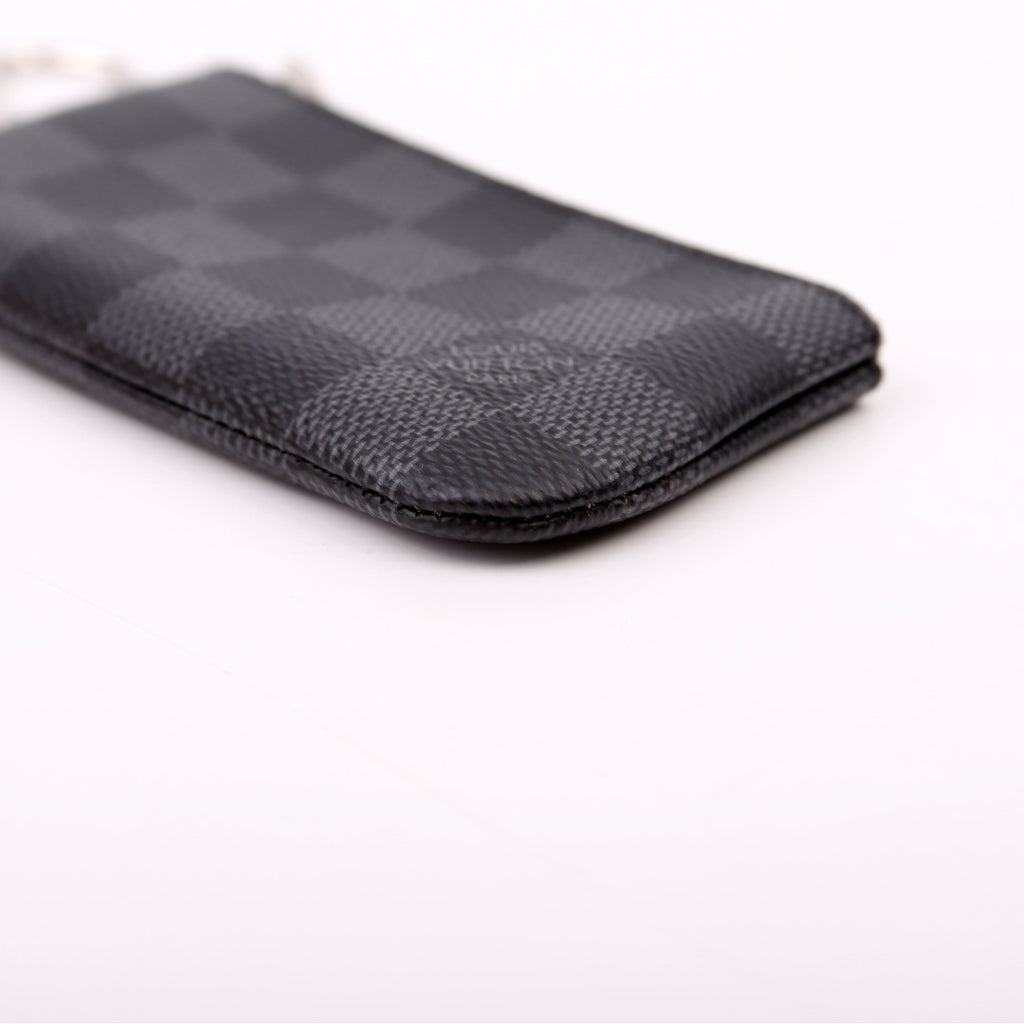 Pochette Cles Damier Graphite