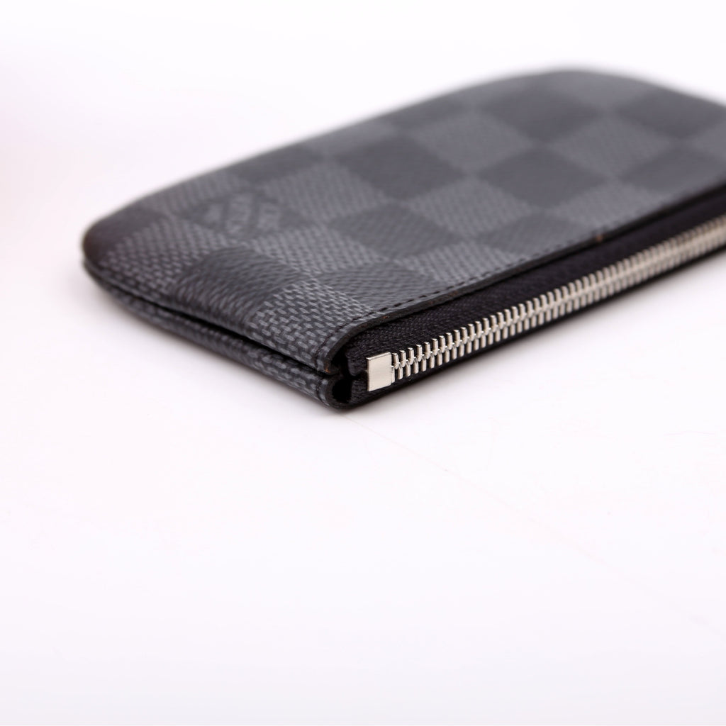 Pochette Cles Damier Graphite