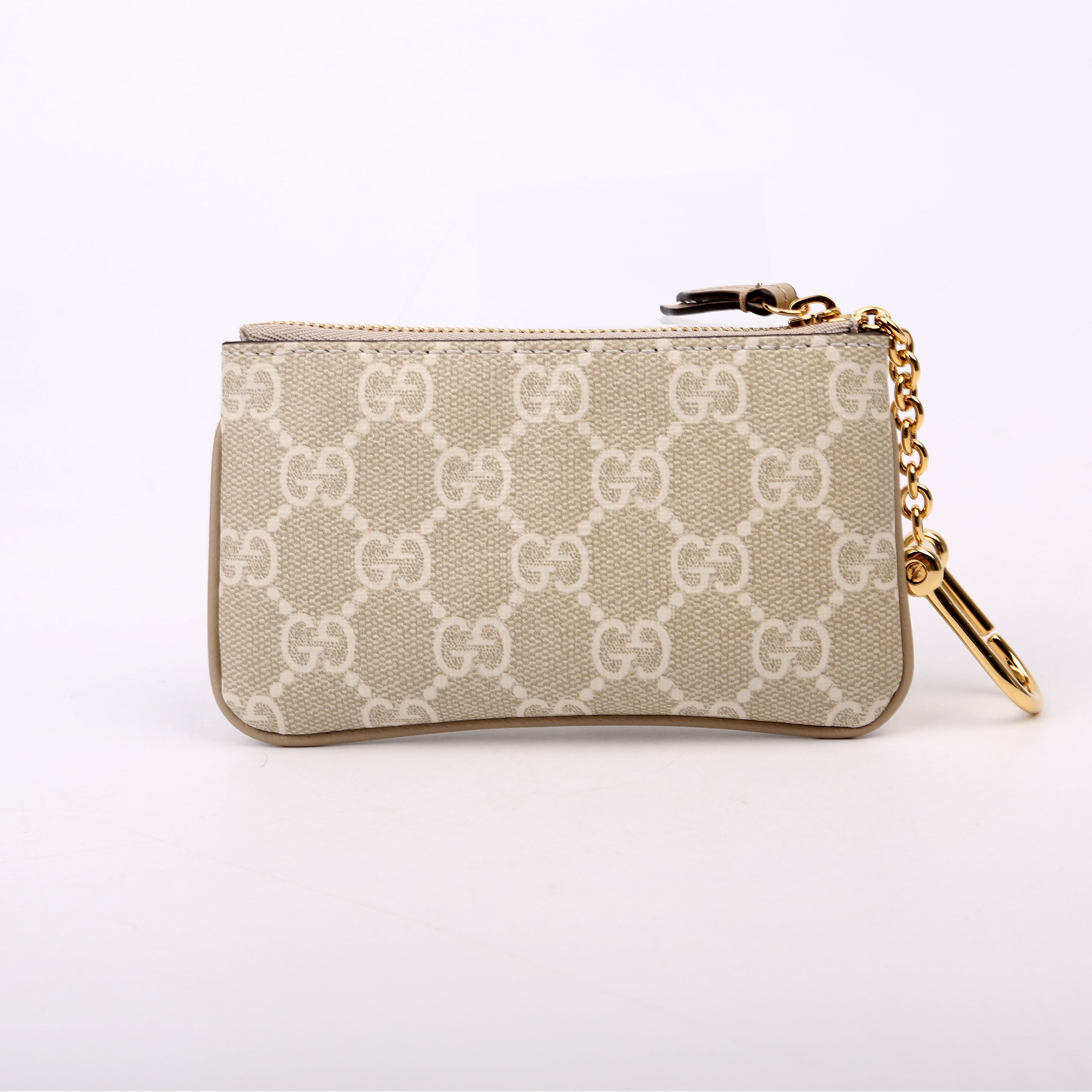 772321 GG Supreme Ophidia Key Case Beige