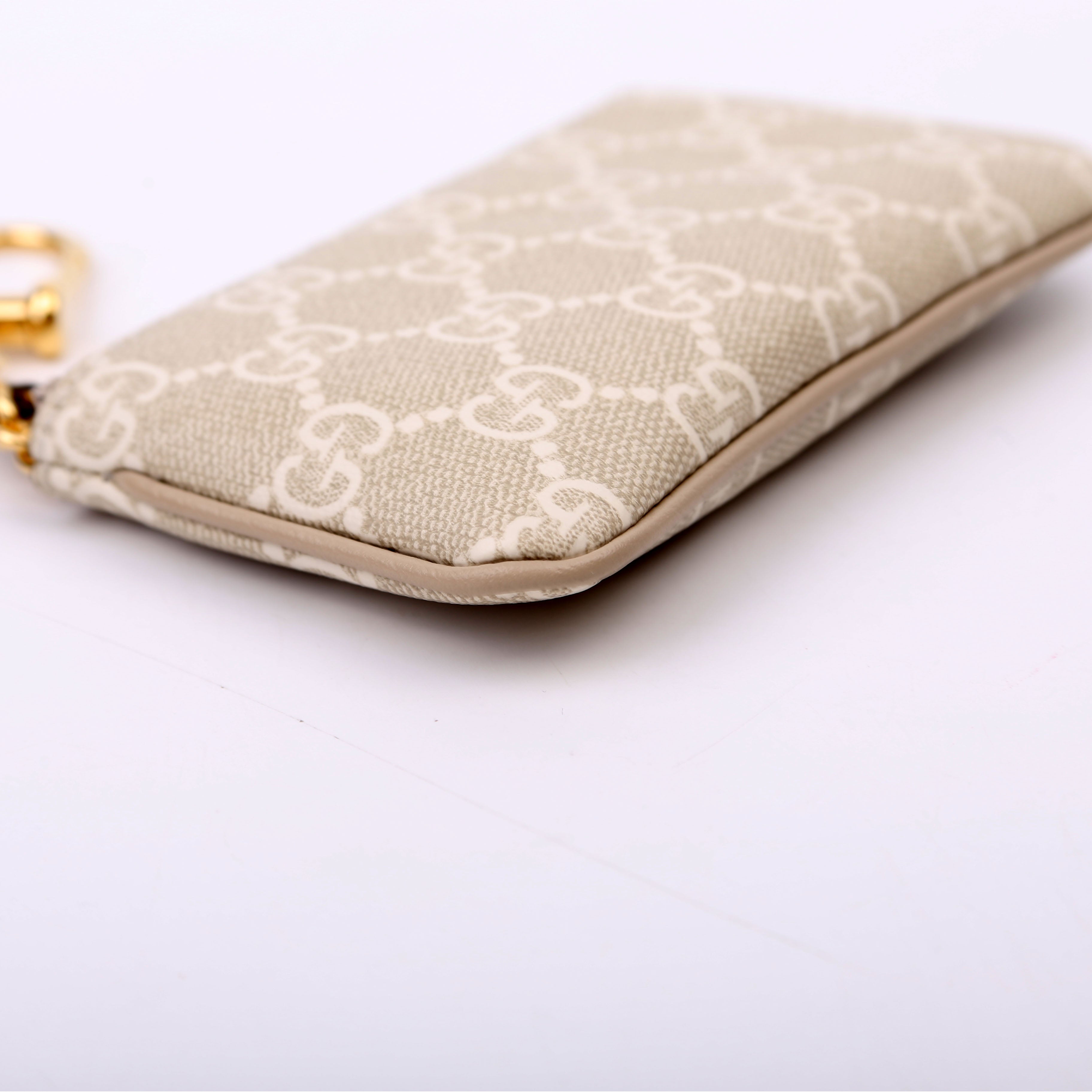 772321 GG Supreme Ophidia Key Case Beige