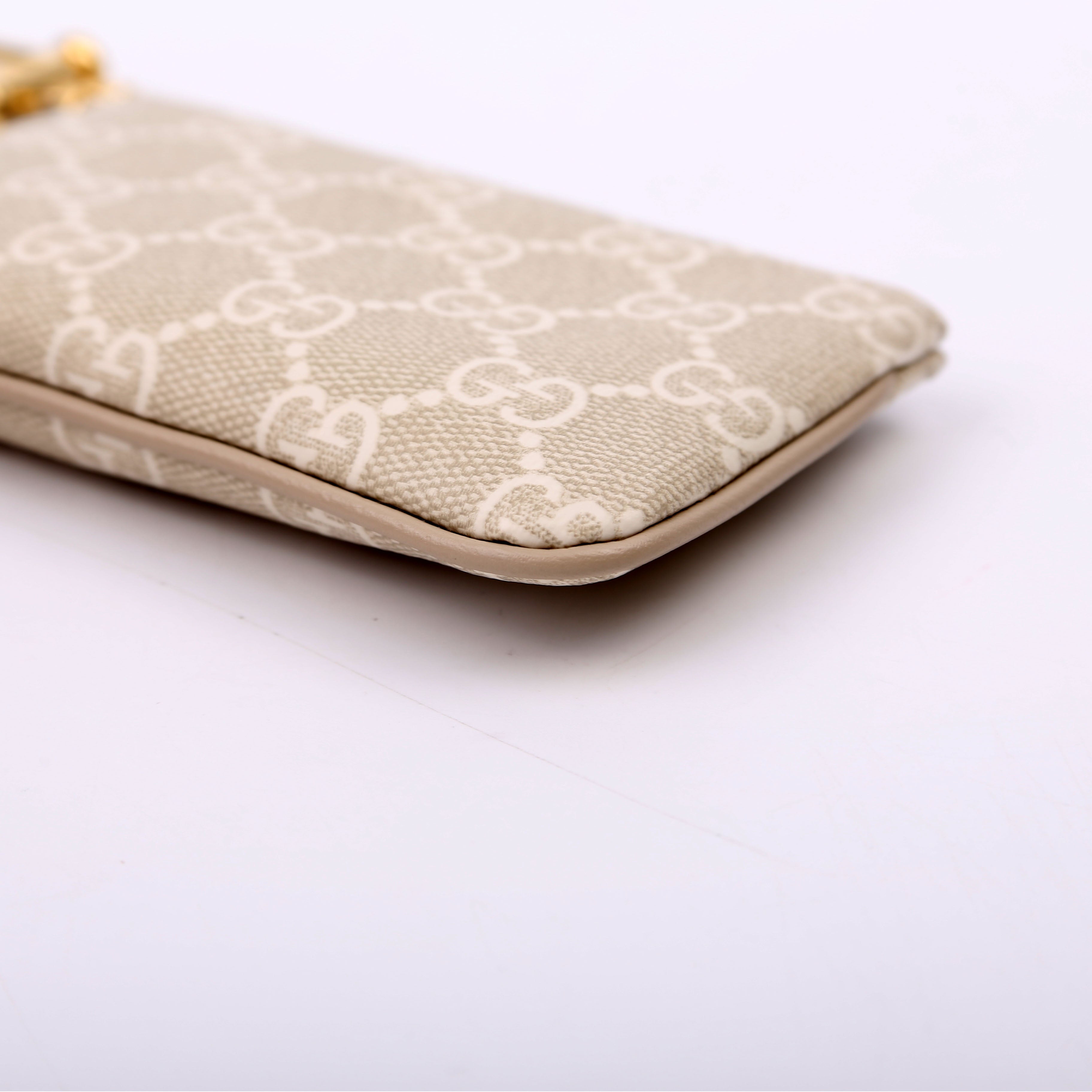 772321 GG Supreme Ophidia Key Case Beige