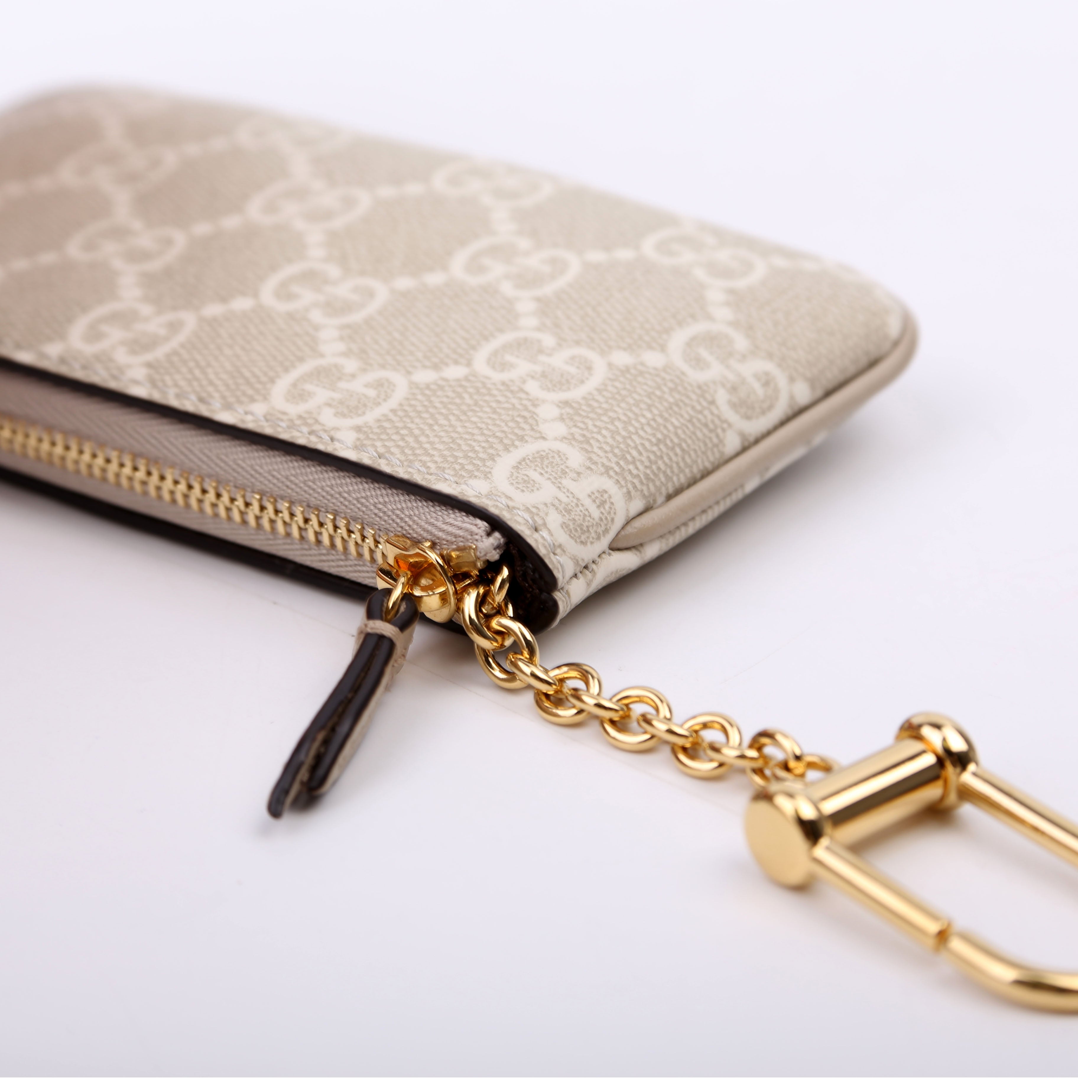 772321 GG Supreme Ophidia Key Case Beige