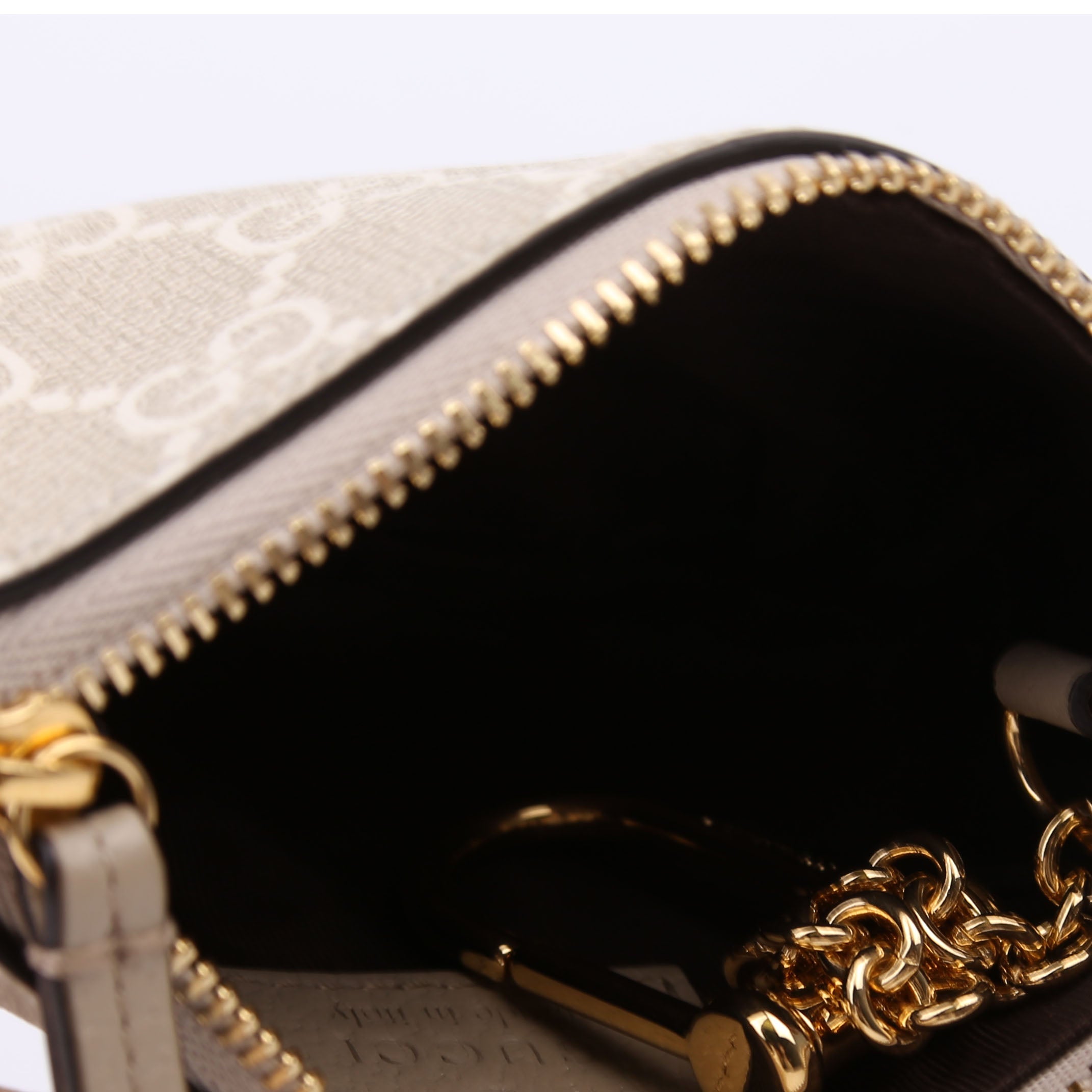 772321 GG Supreme Ophidia Key Case Beige