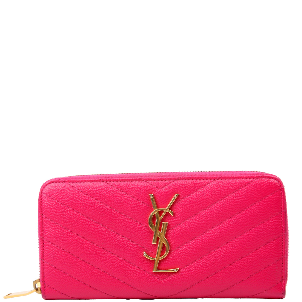 Grain De Poudre Zip Around Wallet Pink