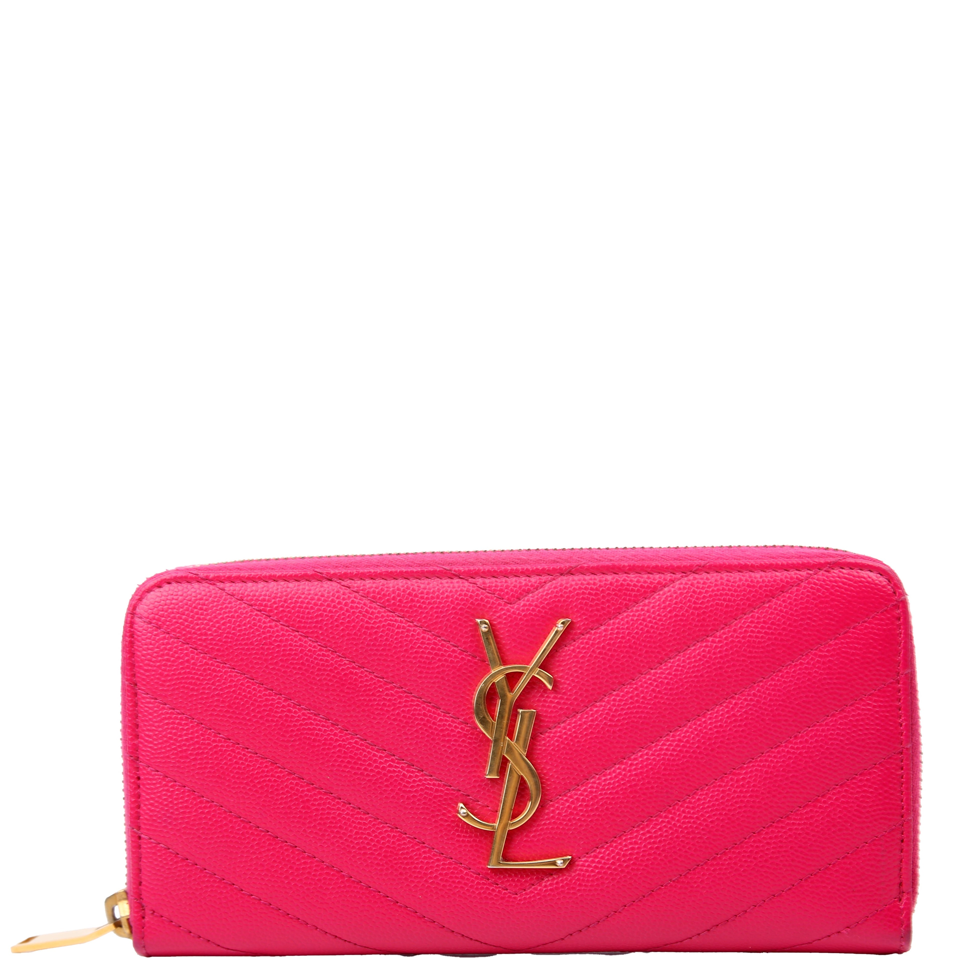 Grain De Poudre Zip Around Wallet Pink