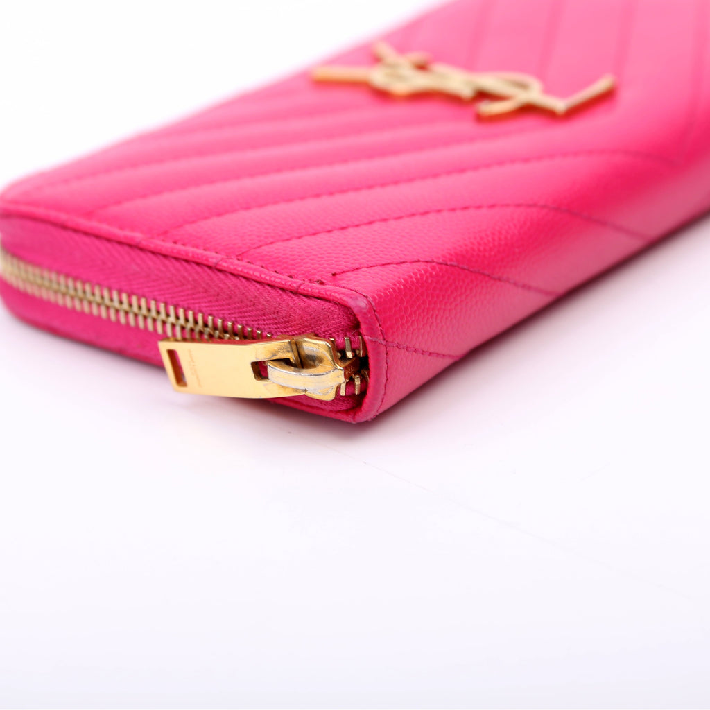 Grain De Poudre Zip Around Wallet Pink