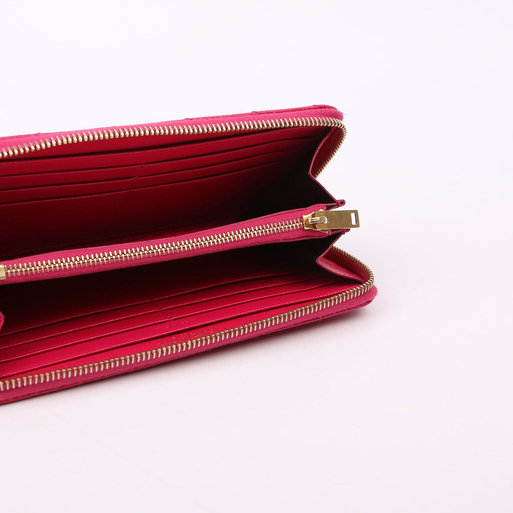 Grain De Poudre Zip Around Wallet Pink
