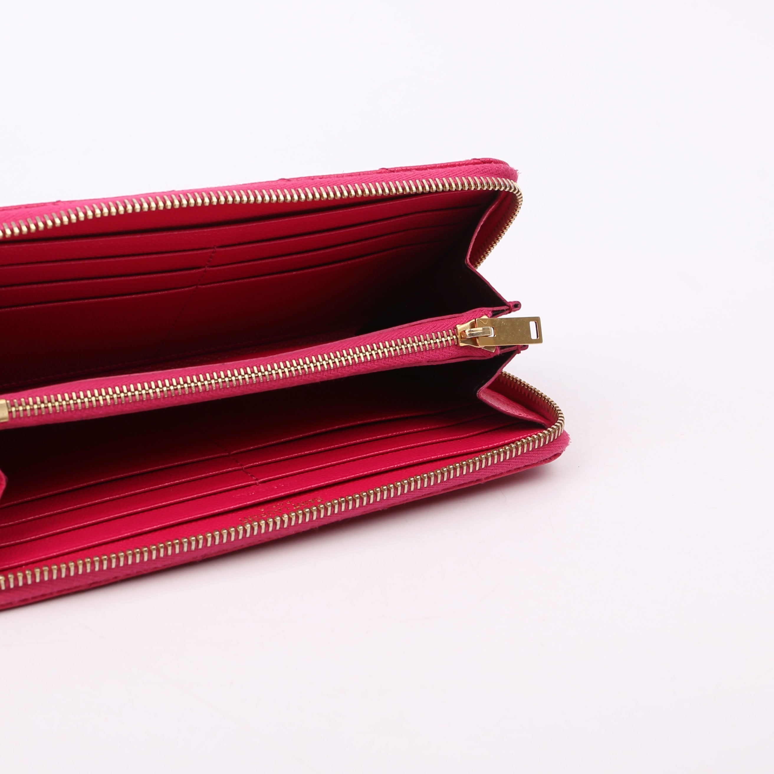Grain De Poudre Zip Around Wallet Pink