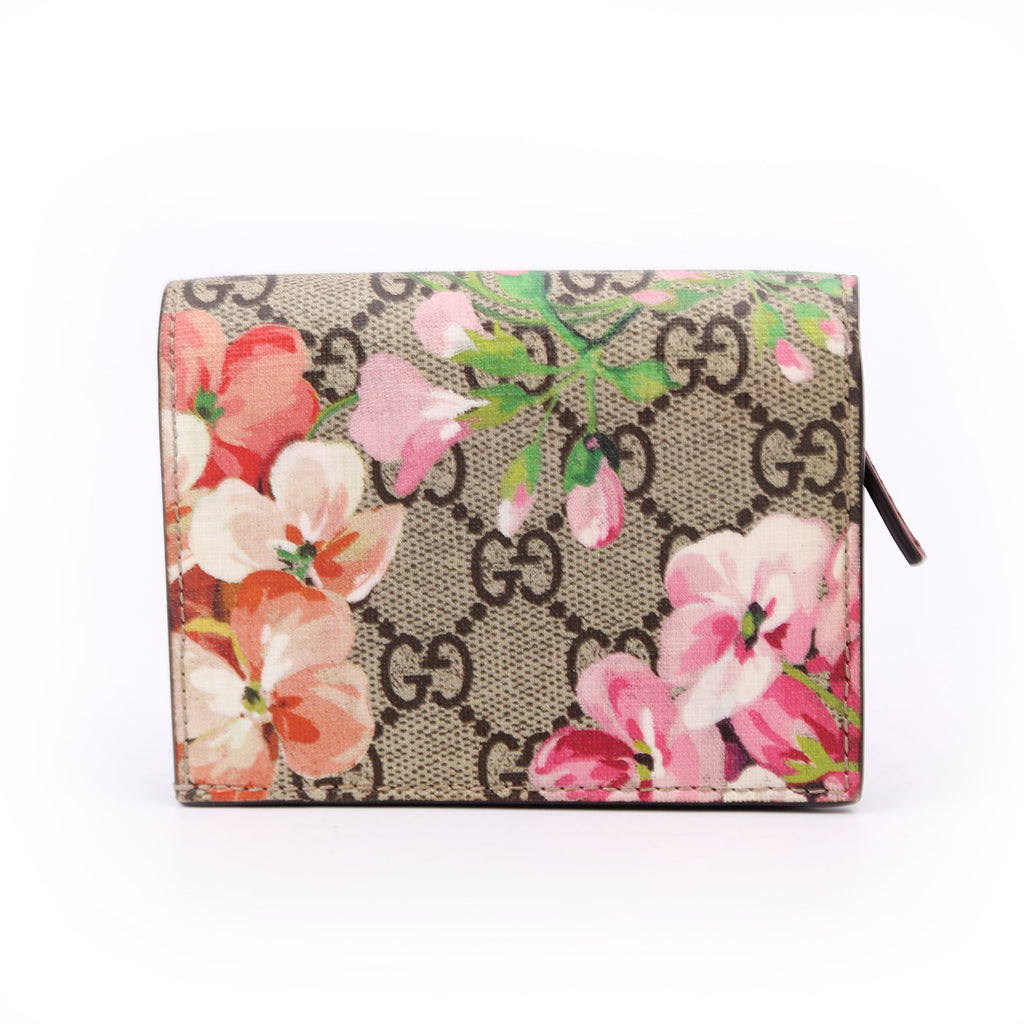 453176 GG Blooms Card Case Pink