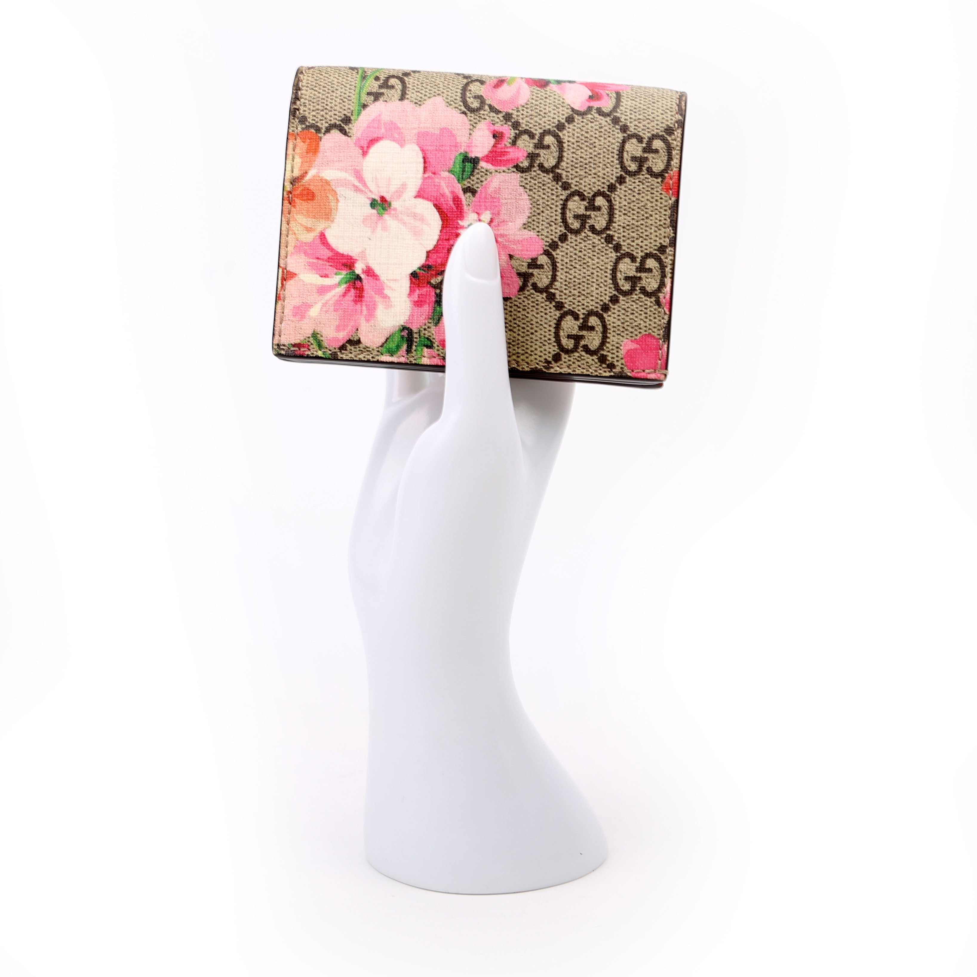 453176 GG Blooms Card Case Pink