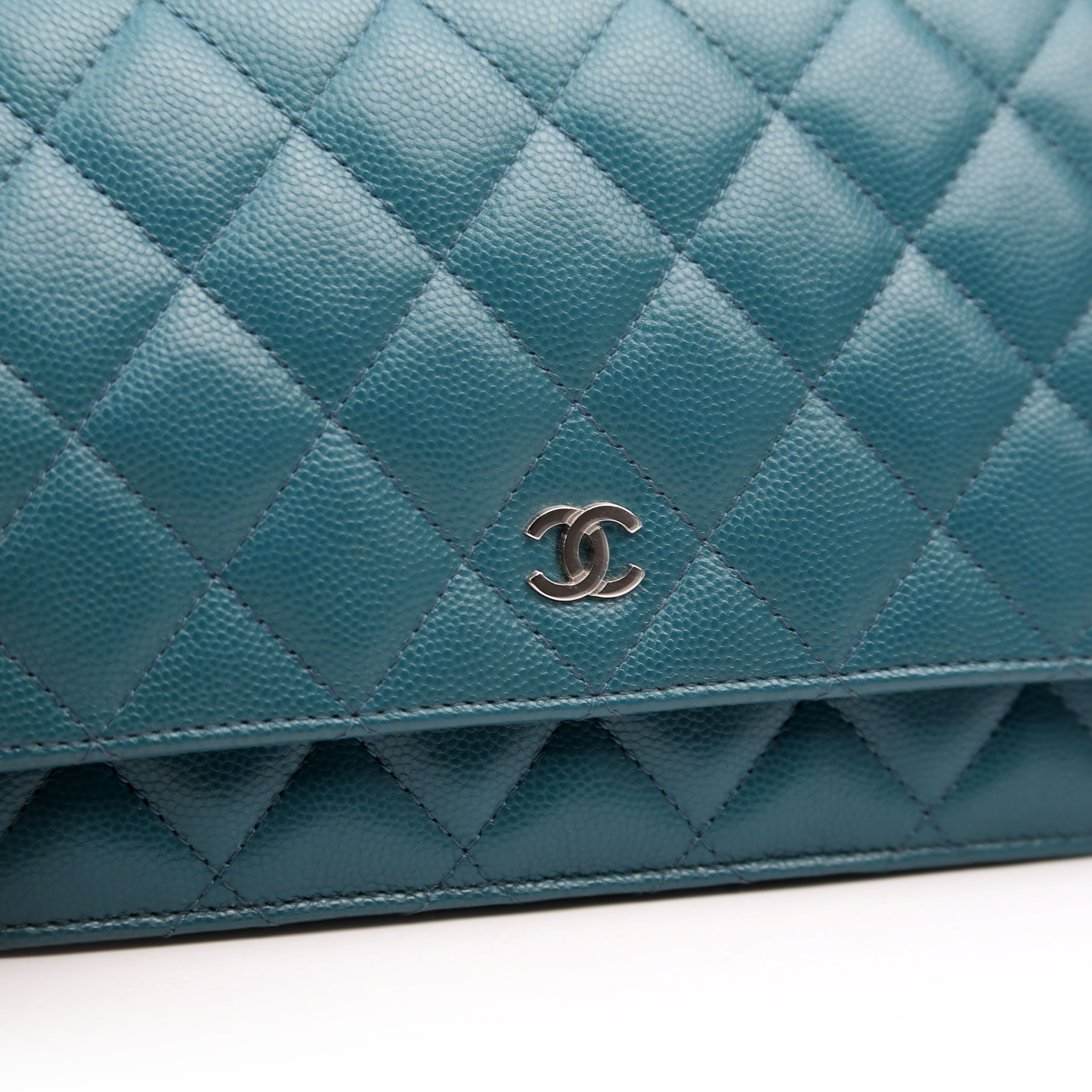 WOC Classic Quilted Caviar Teal