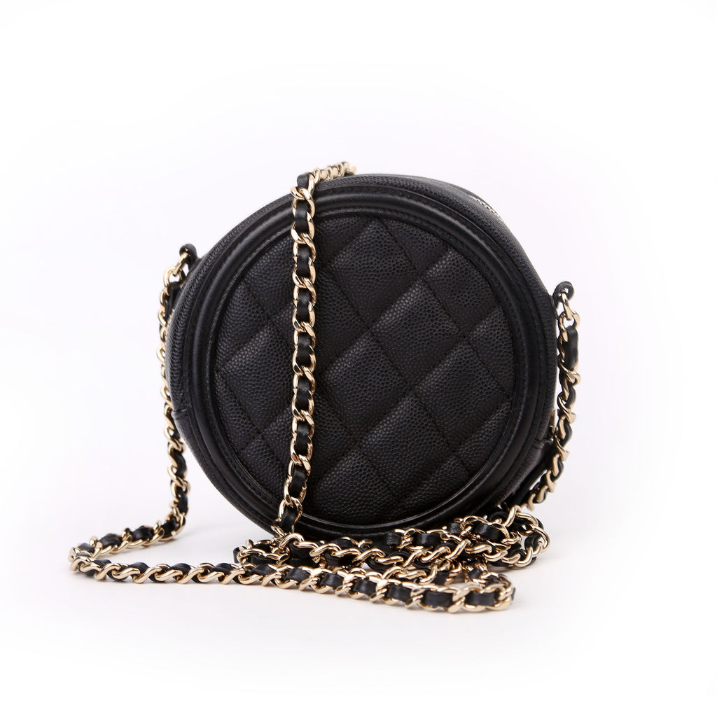 Filigree Round Crossbody 29M Black