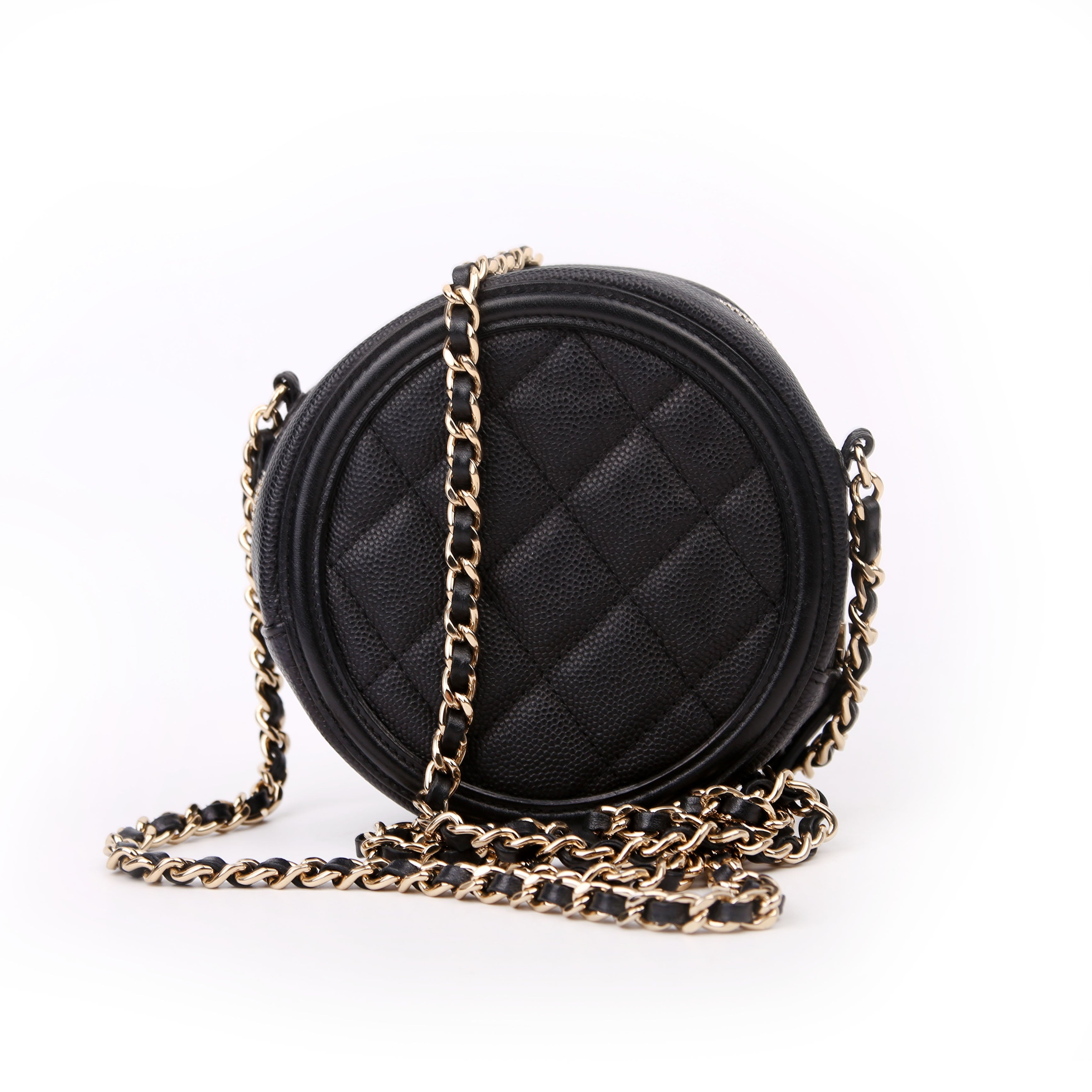Filigree Round Crossbody 29M Black