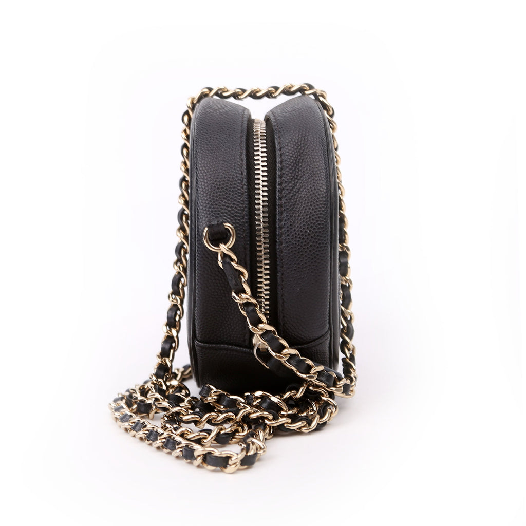 Filigree Round Crossbody 29M Black