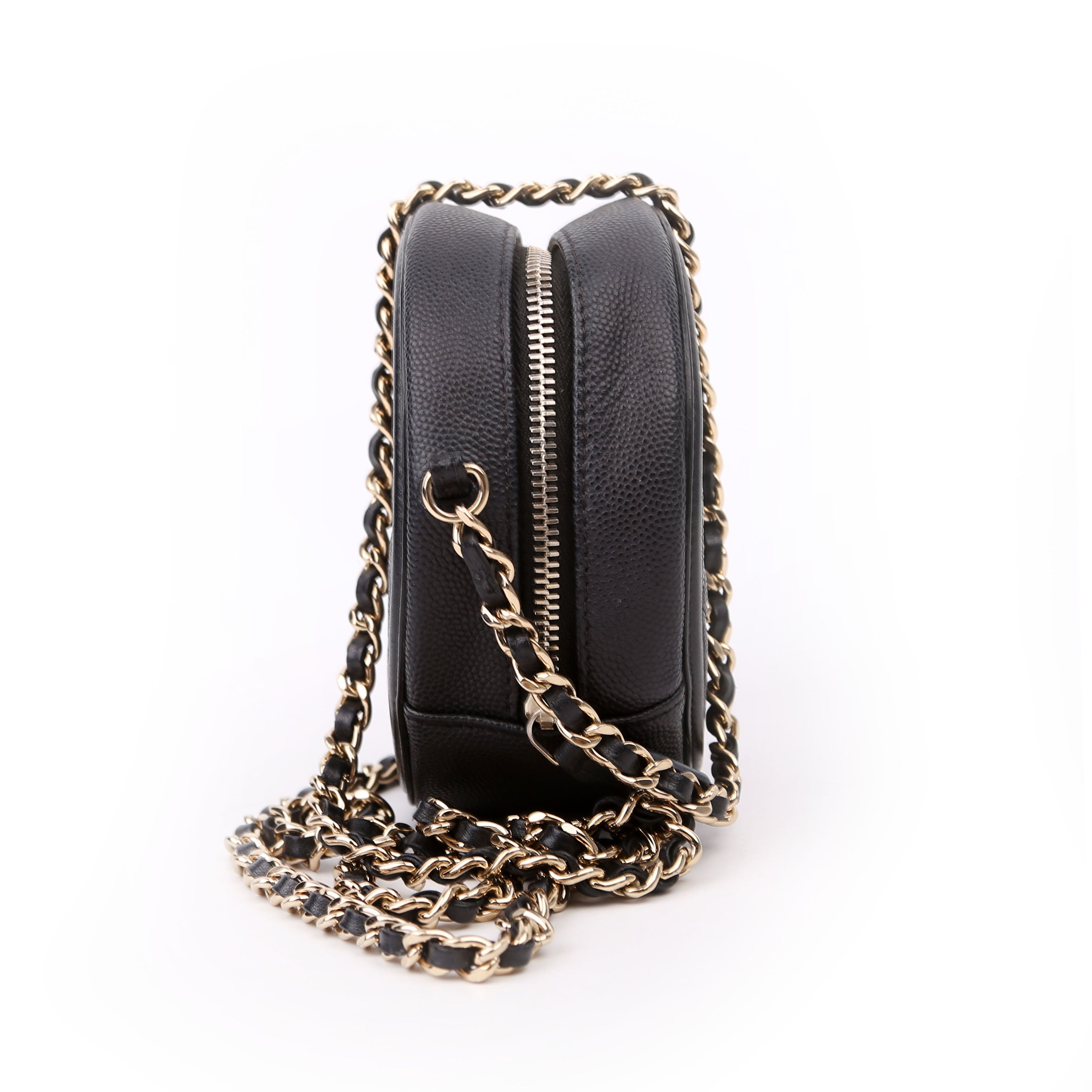 Filigree Round Crossbody 29M Black