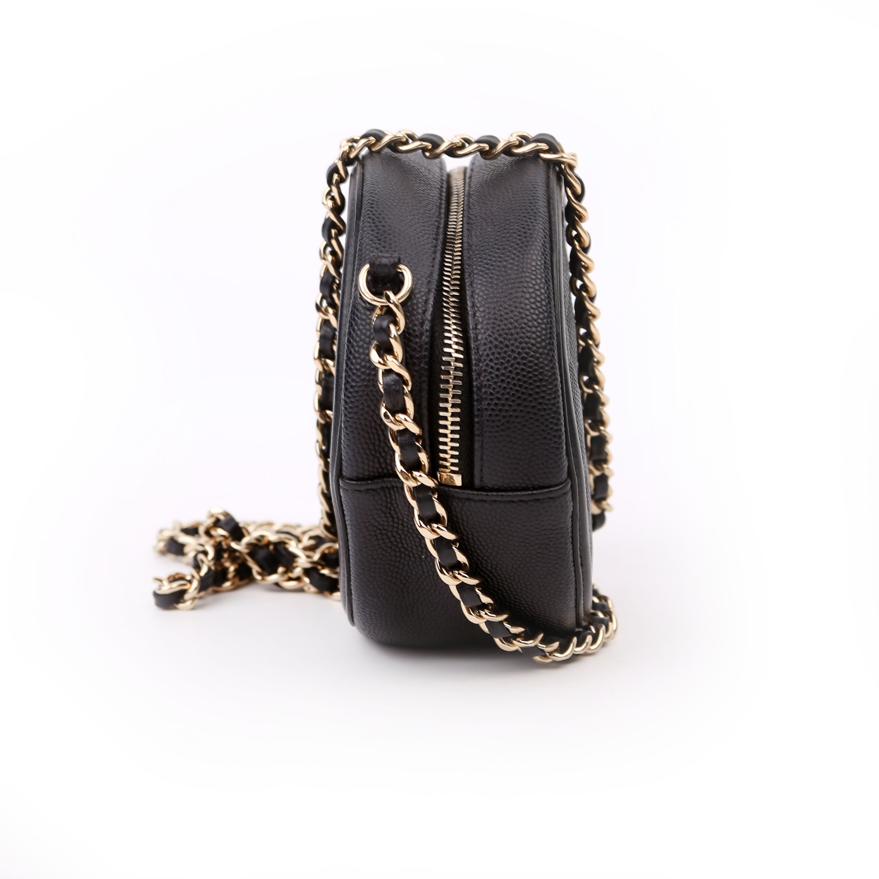 Filigree Round Crossbody 29M Black