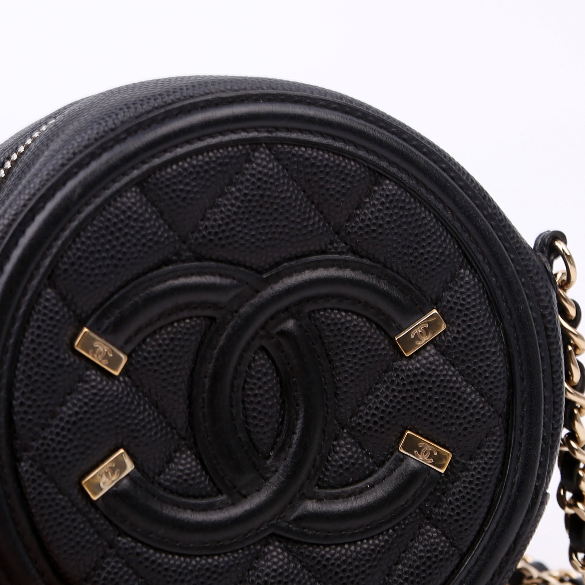 Filigree Round Crossbody 29M Black