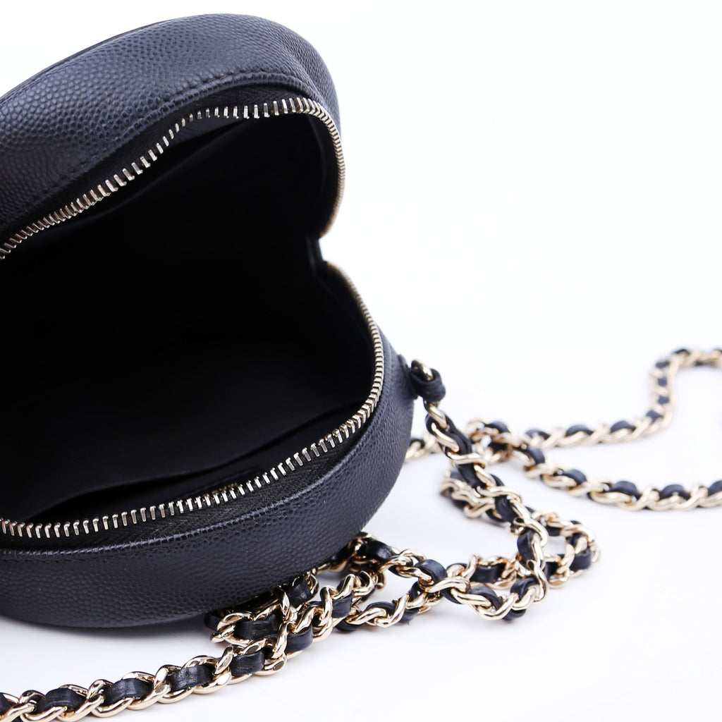 Filigree Round Crossbody 29M Black