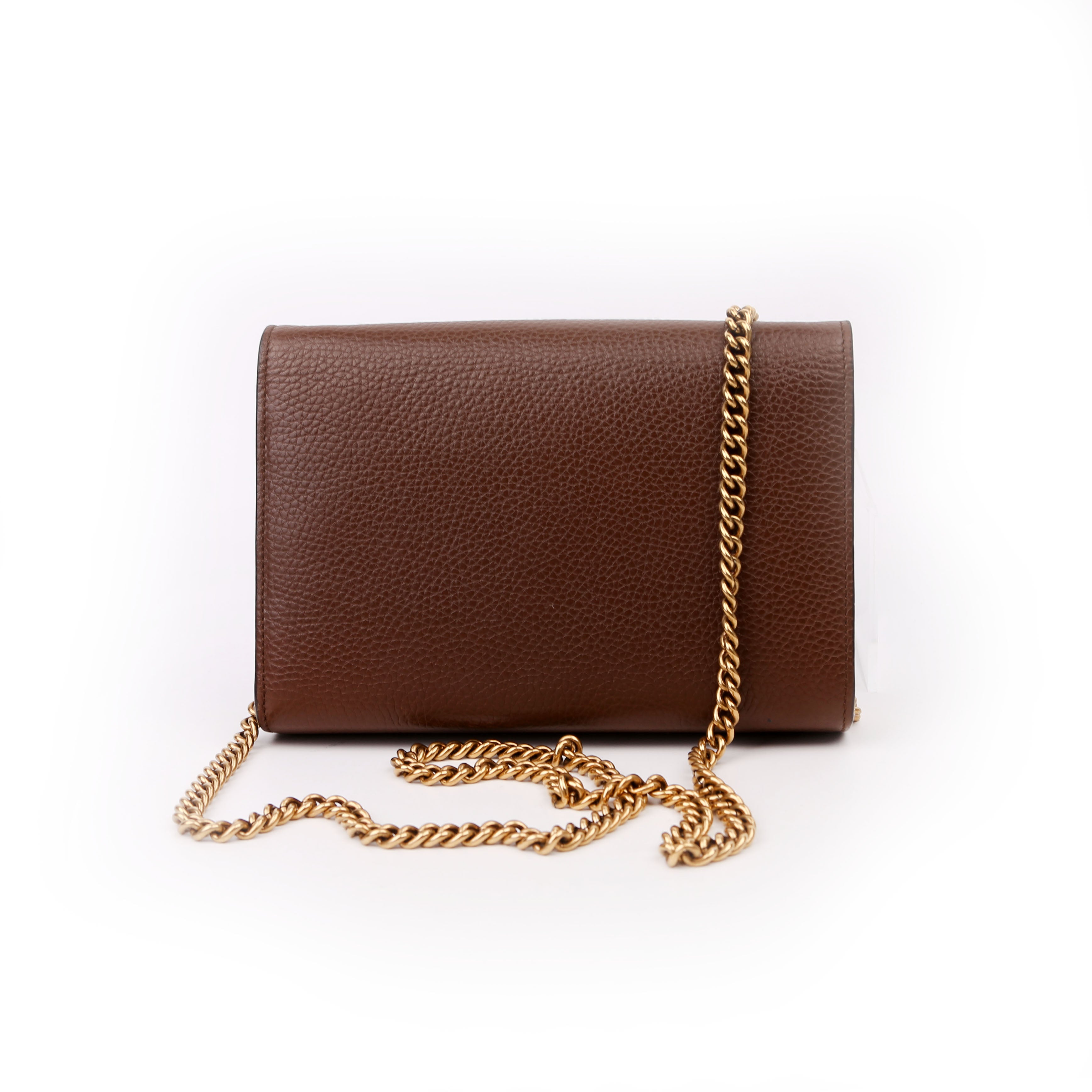 401232 Marmont Chain Wallet Brown