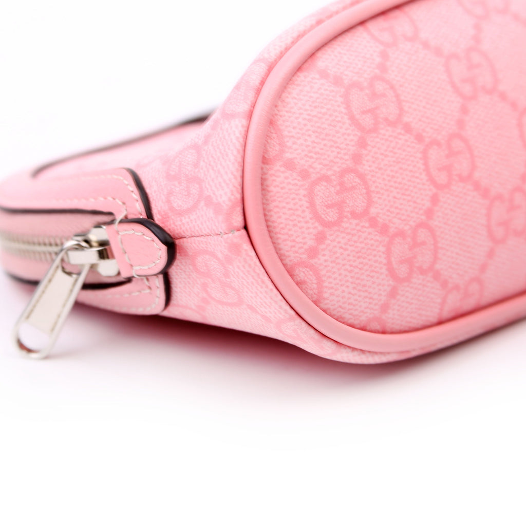 625551 Ophidia GG Supreme Large Cosmetic Case Pink