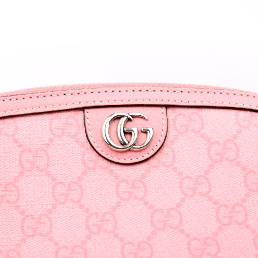 625551 Ophidia GG Supreme Large Cosmetic Case Pink