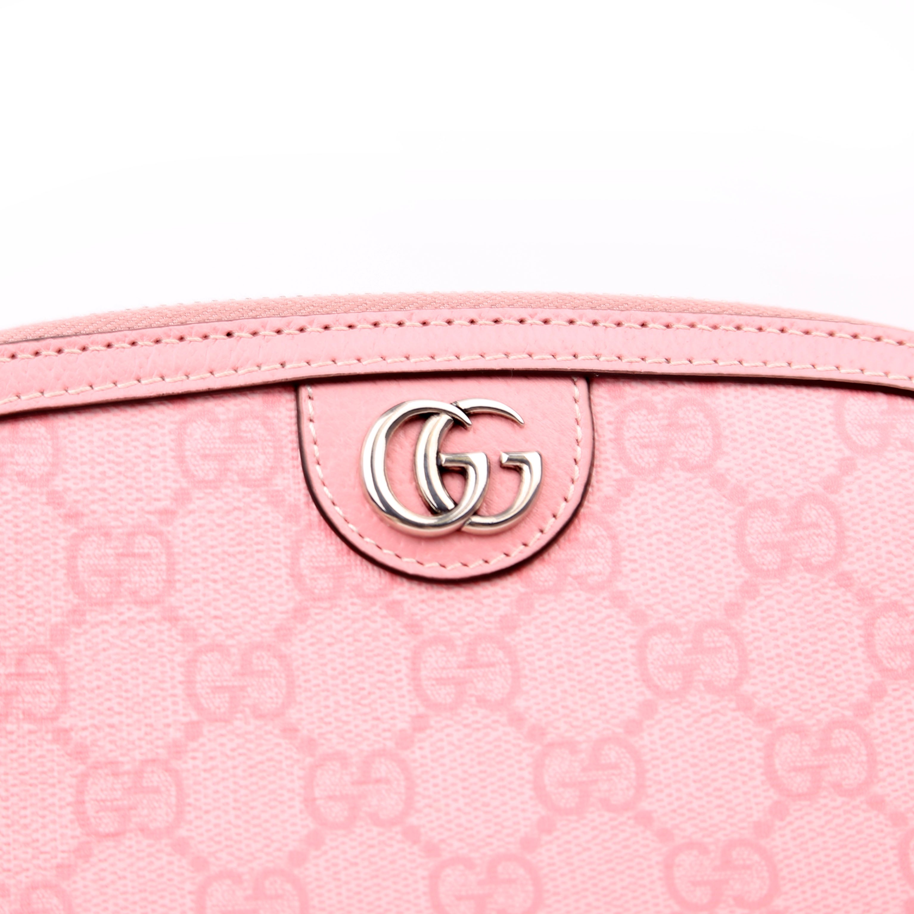 625551 Ophidia GG Supreme Large Cosmetic Case Pink