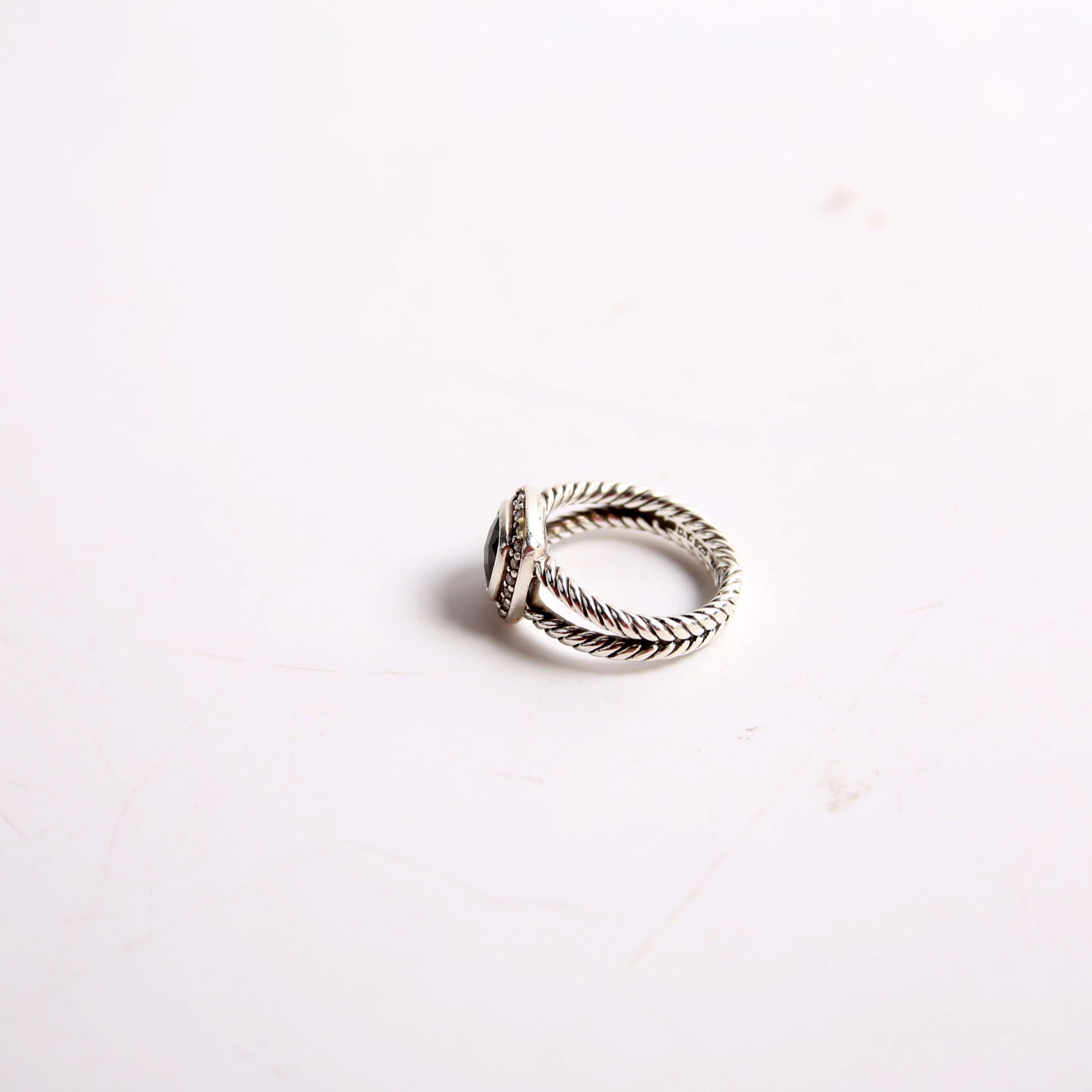 Petite Albion 925/Onyx/Diamonds Size 7