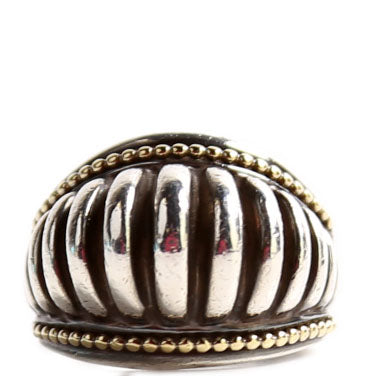 Caviar Wide Fluted Band Size 8