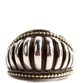 Caviar Wide Fluted Band Size 8