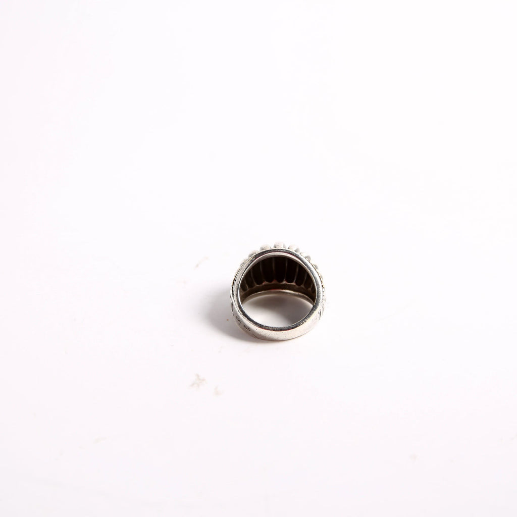 Caviar Wide Fluted Band Size 8