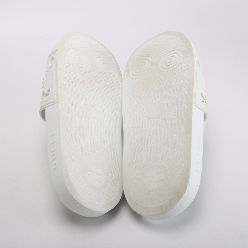 GG Rubber Slides Size 38 Seafoam