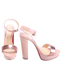 Cherry Sandal 140MM Patent Sandals Size 38 Nude