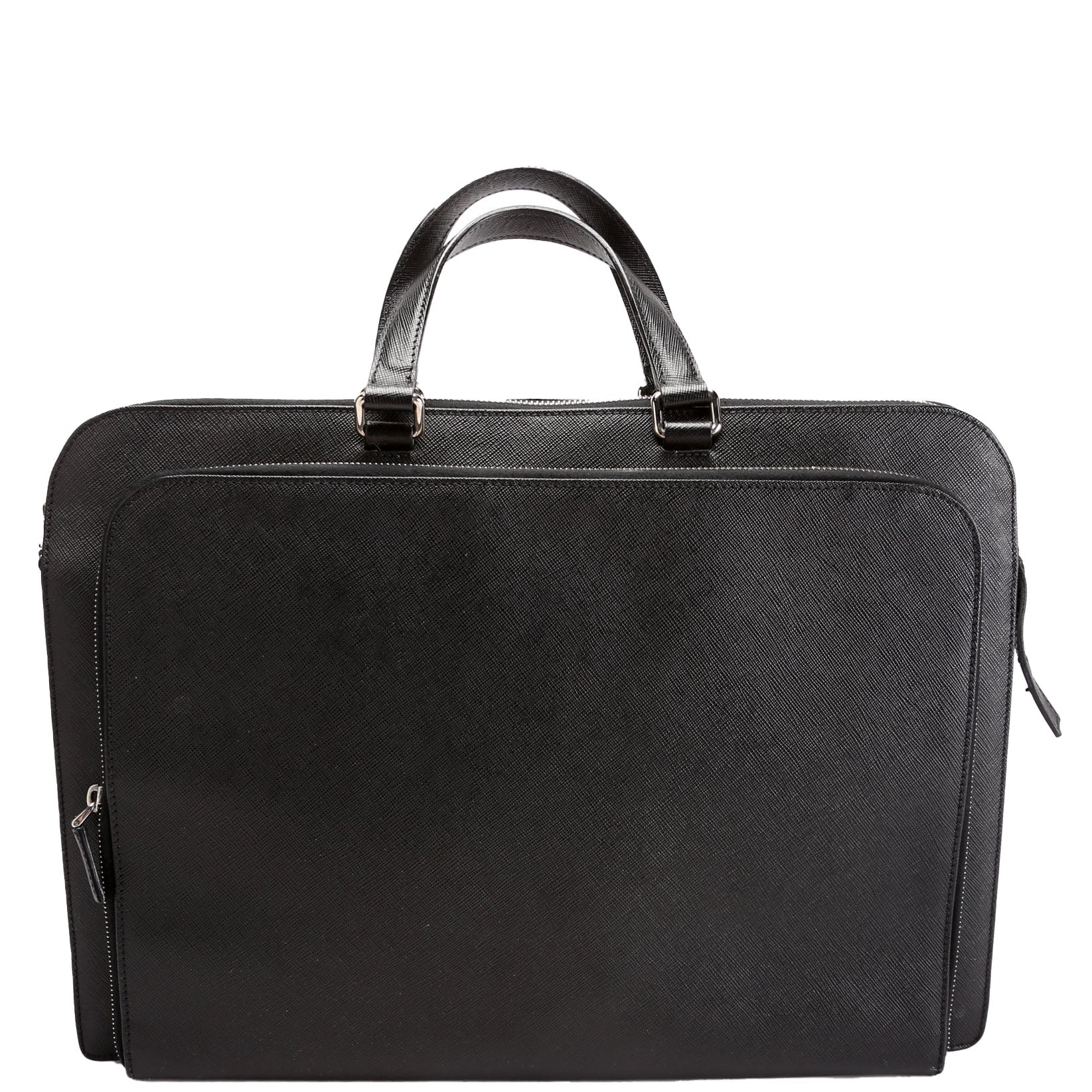 Saffiano Lux Briefcase Black