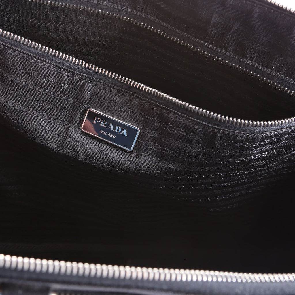Saffiano Lux Briefcase Black