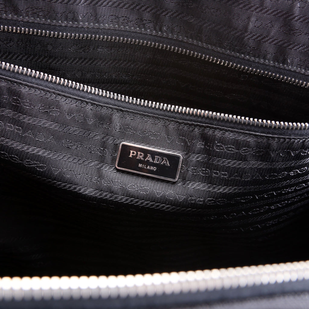 Saffiano Lux Briefcase Black