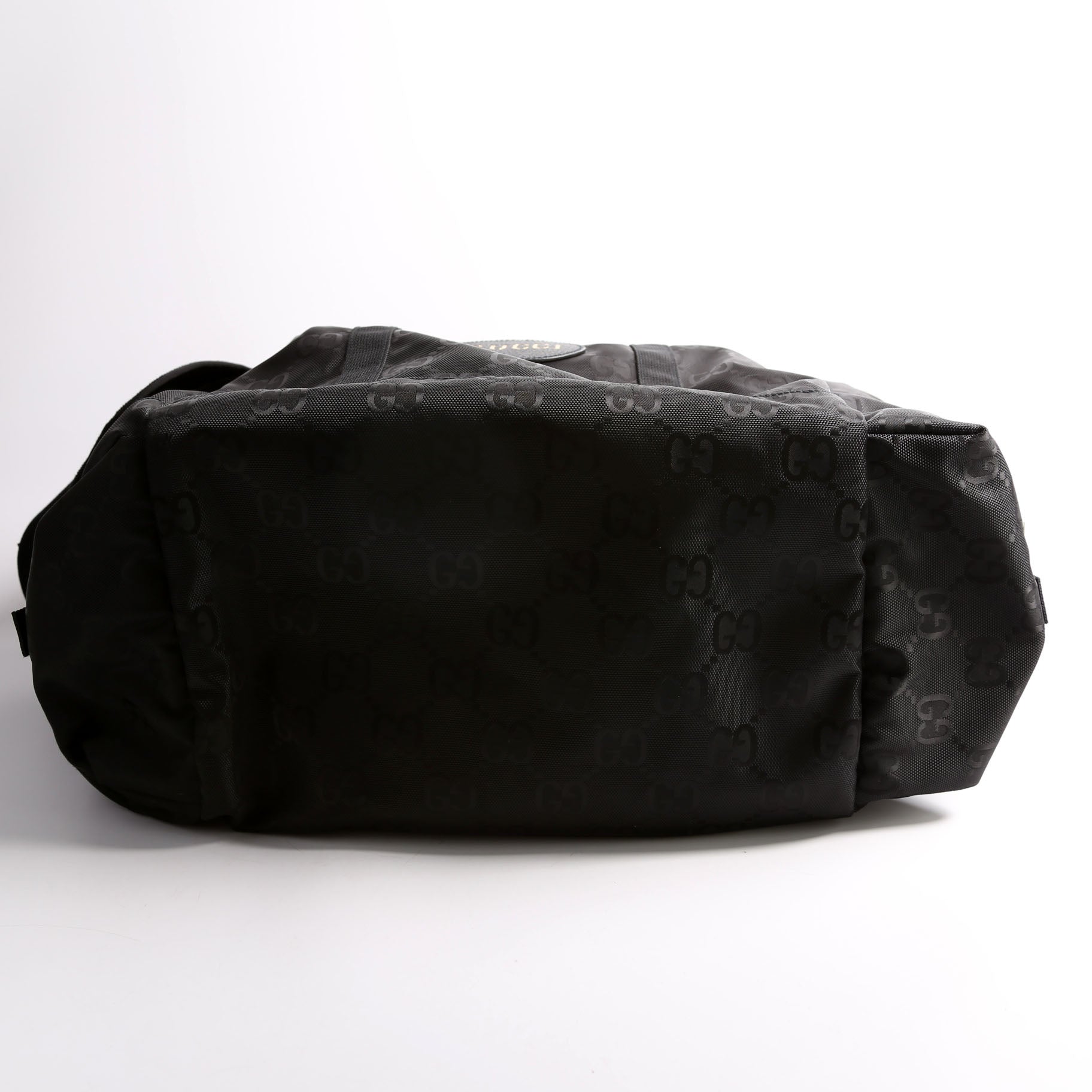 630350 GG Nylon Off The Grid Duffle Bag Black