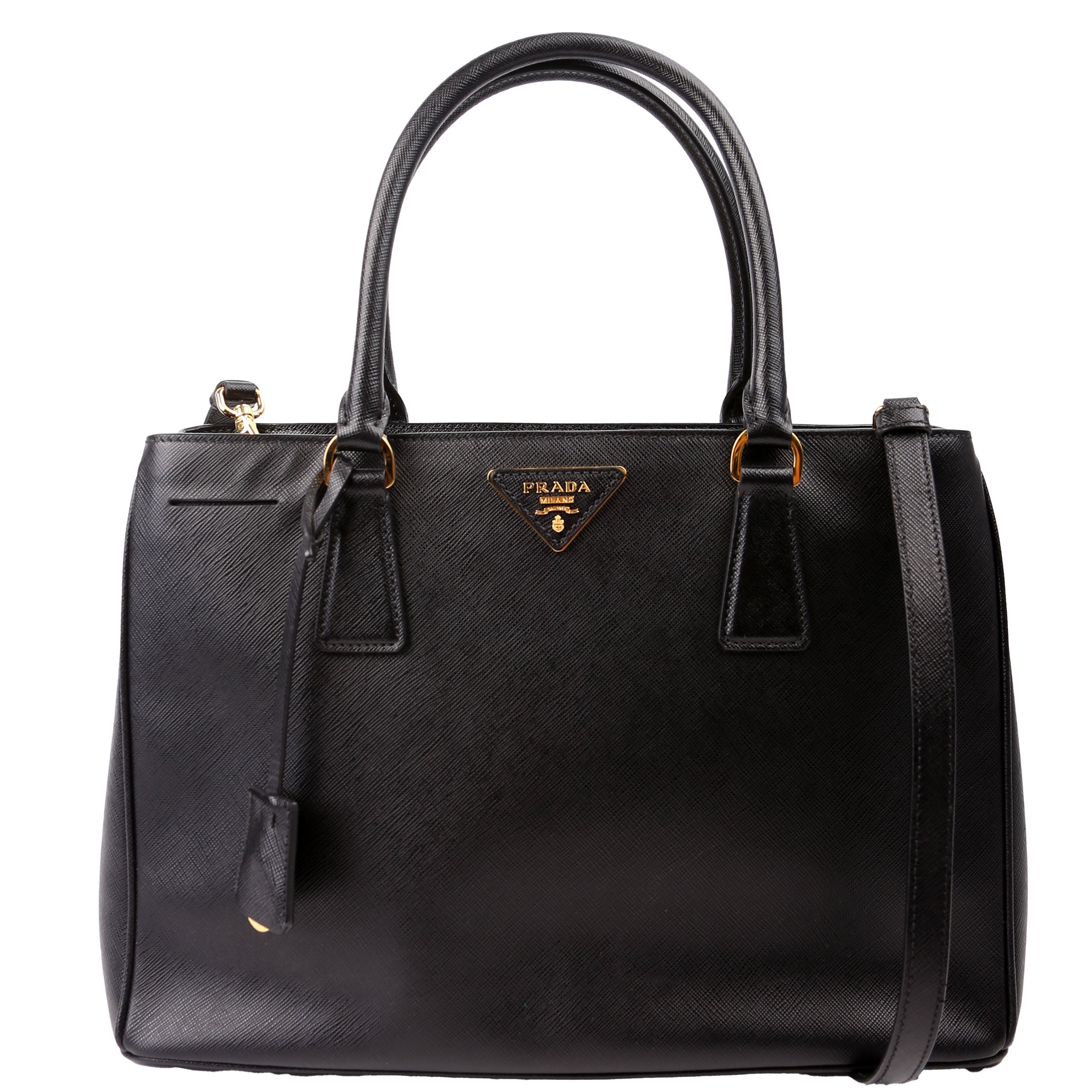 Saffiano Galleria Large Black