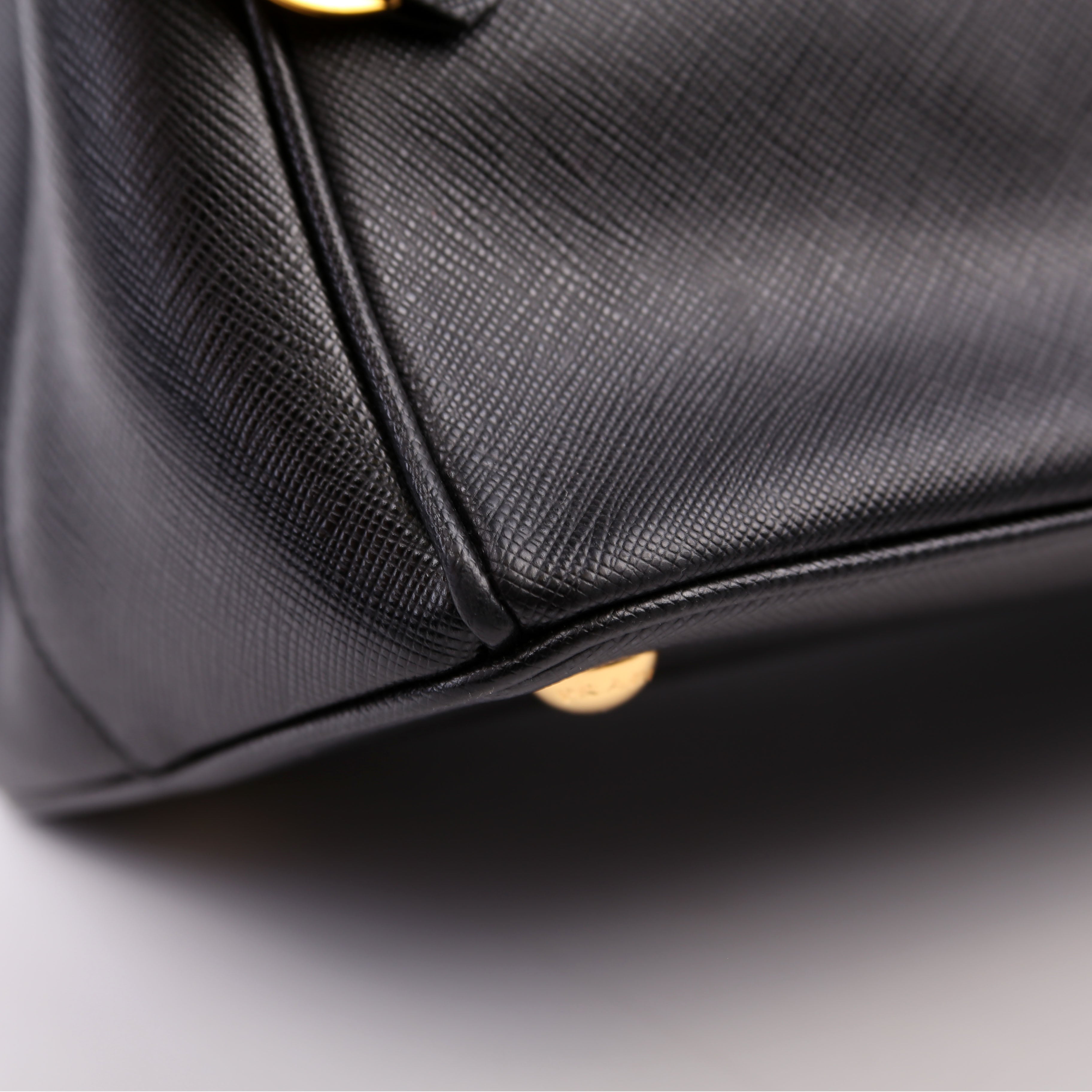 Saffiano Galleria Large Black