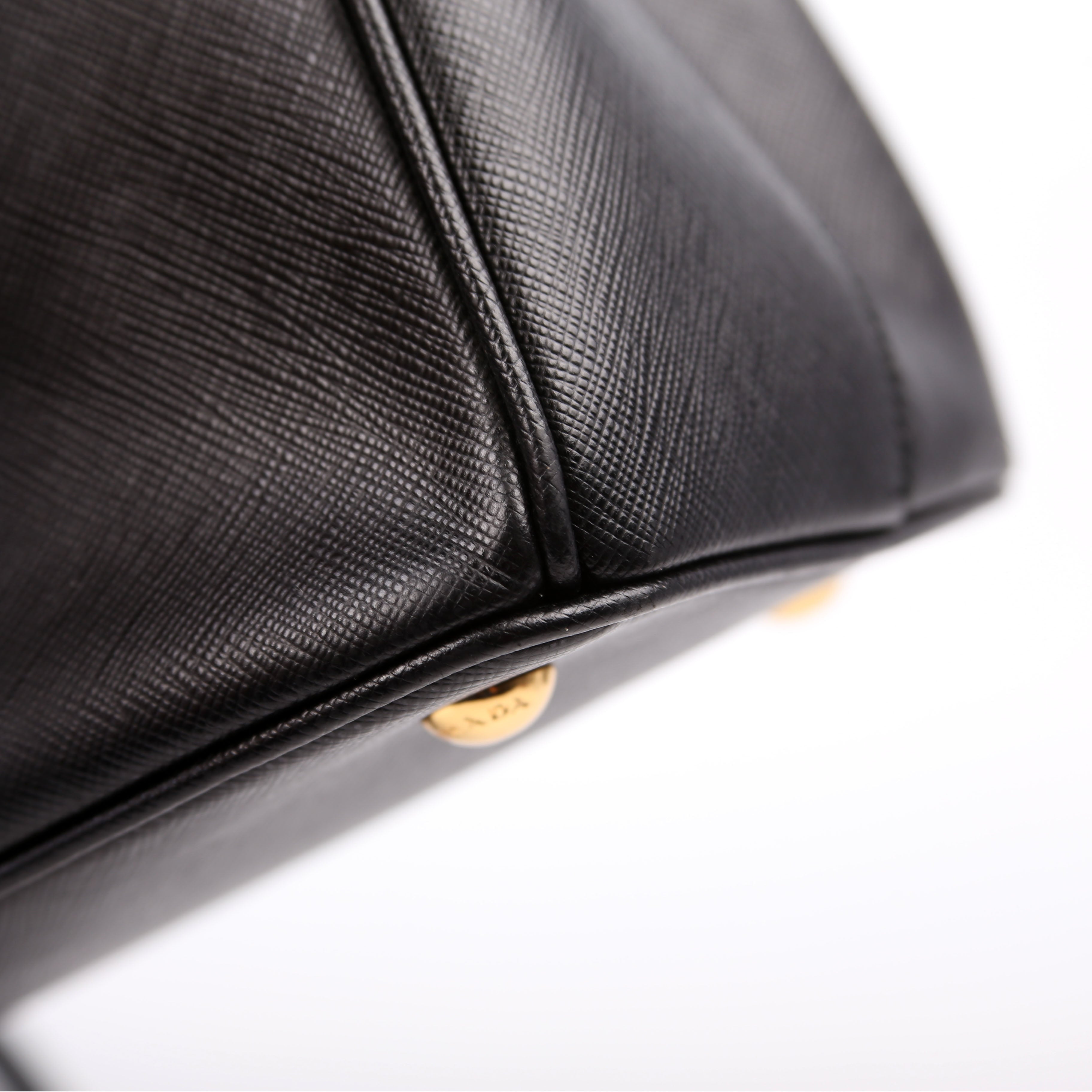 Saffiano Galleria Large Black