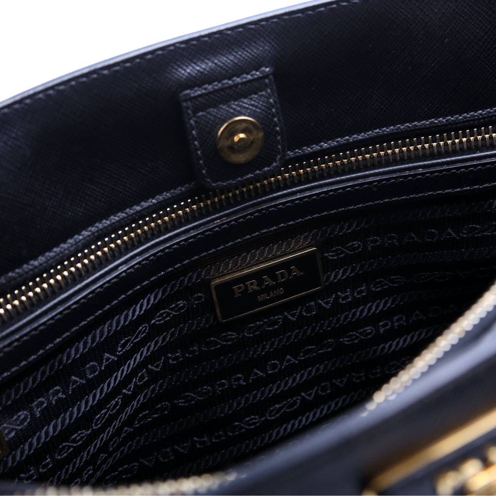 Saffiano Galleria Large Black