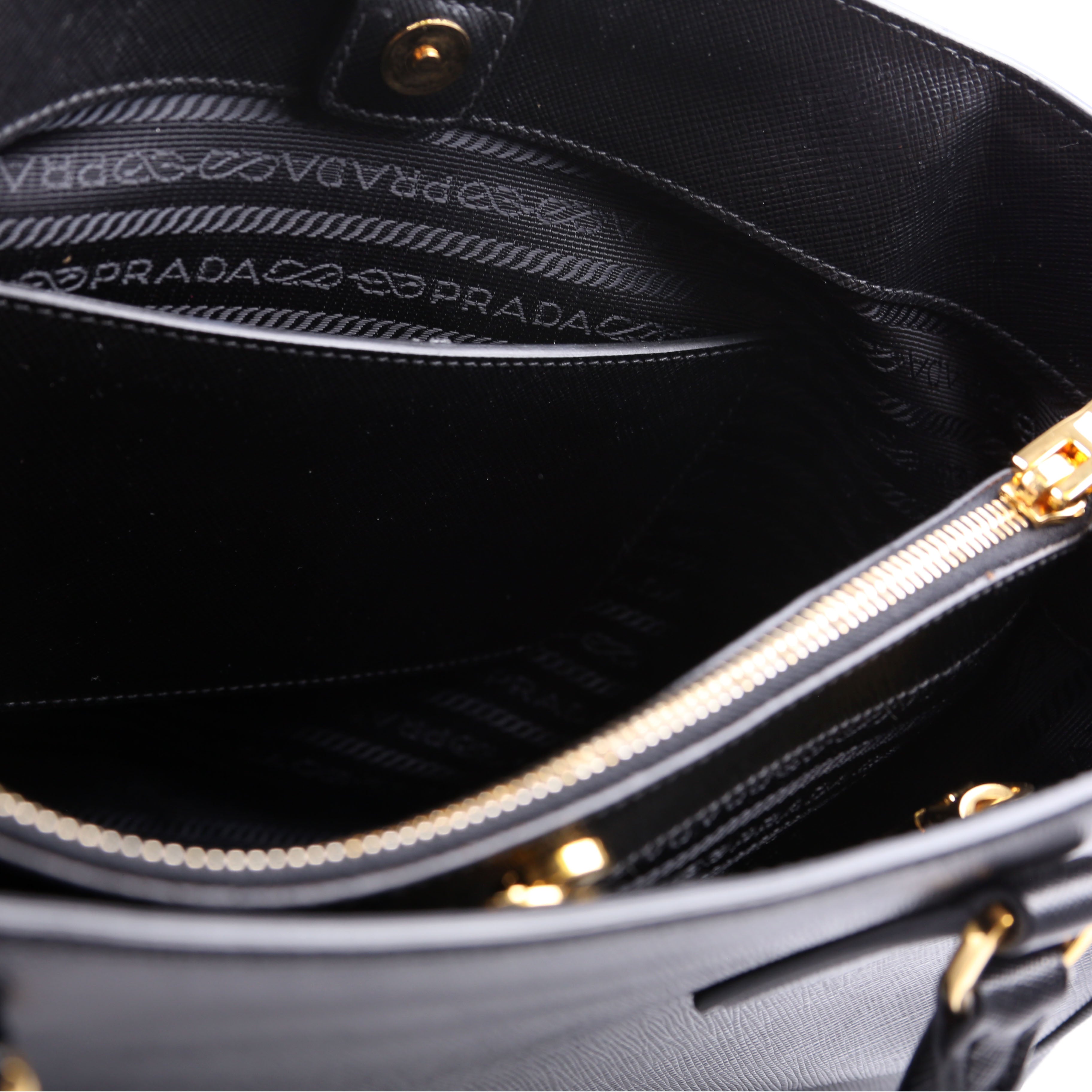 Saffiano Galleria Large Black