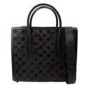 Paloma Medium Satchel Calfskin Spikes Black