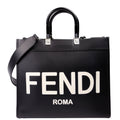 Fendi Sunshine Shopper Medium Leather Black