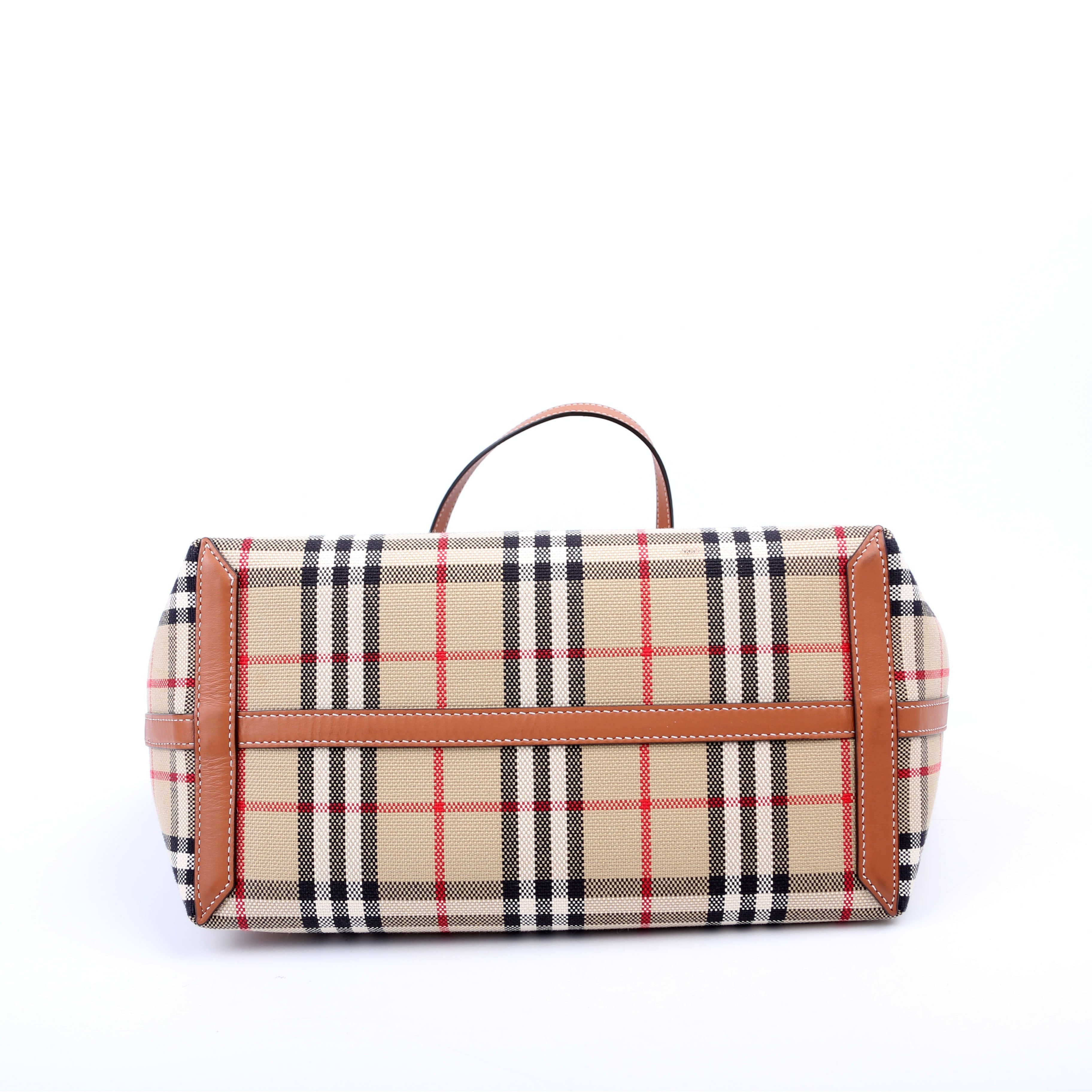 London Check Tote With Pouch Small