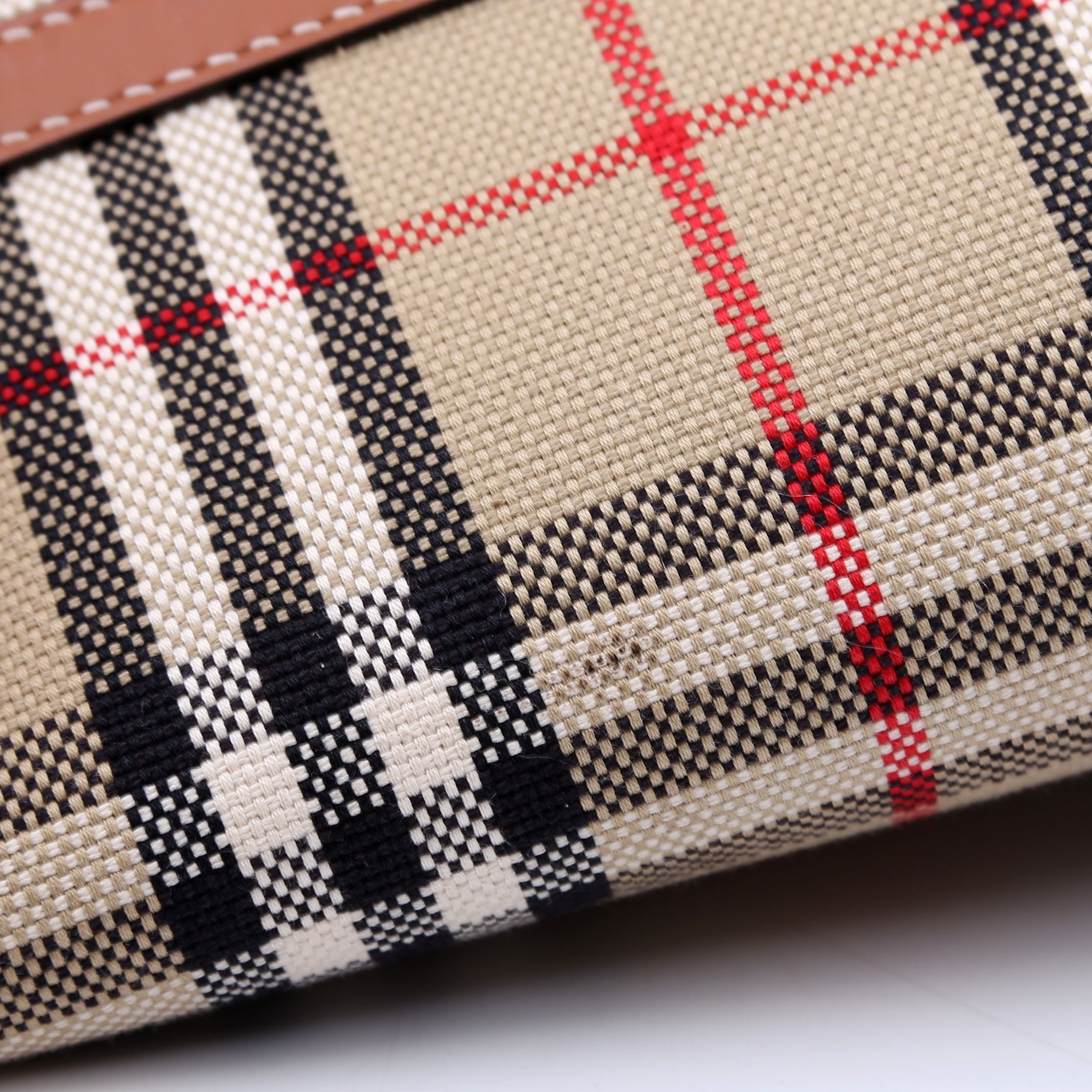 London Check Tote With Pouch Small