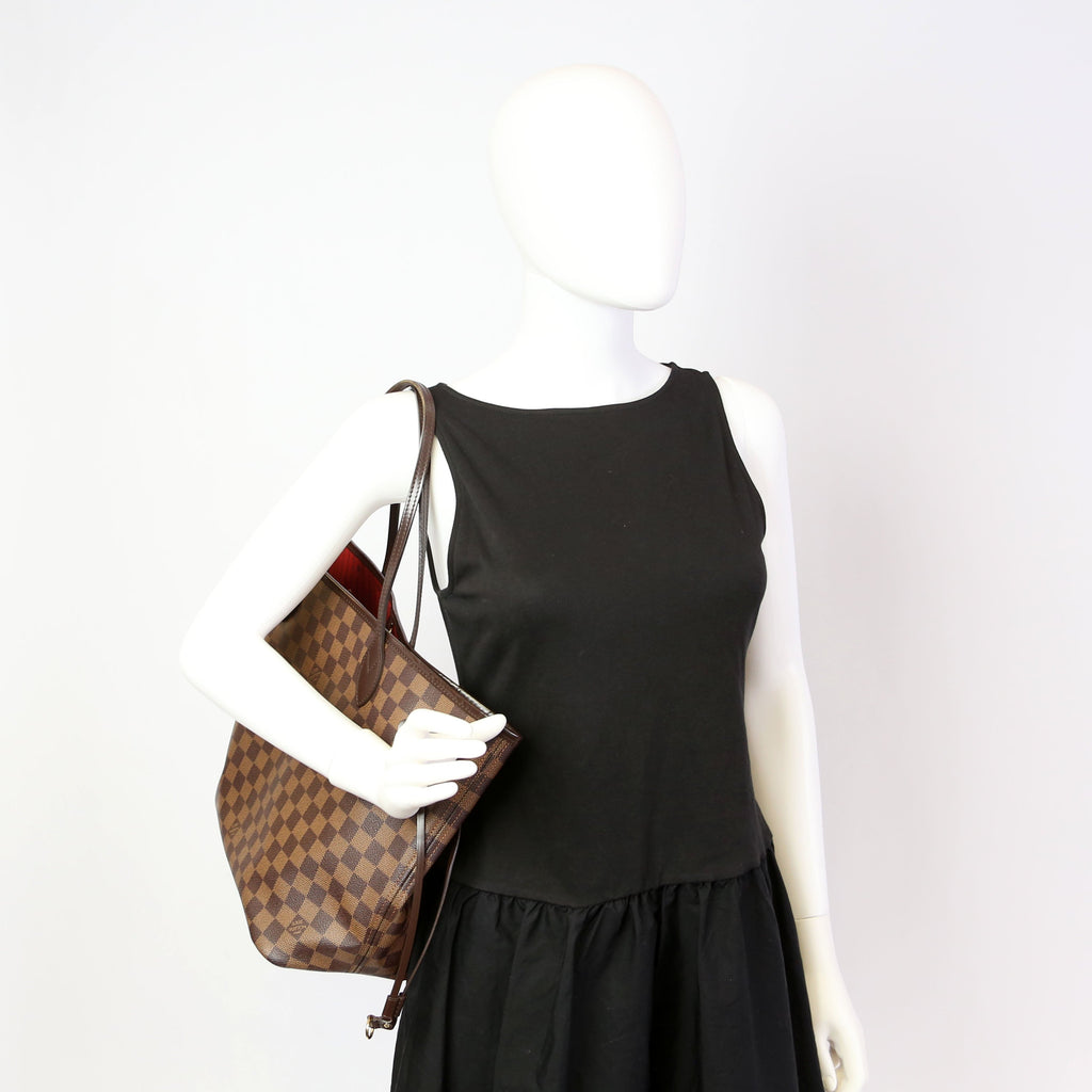 Neverfull MM Damier Ebene Red