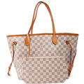 Neverfull With Wallet MM Damier Azur