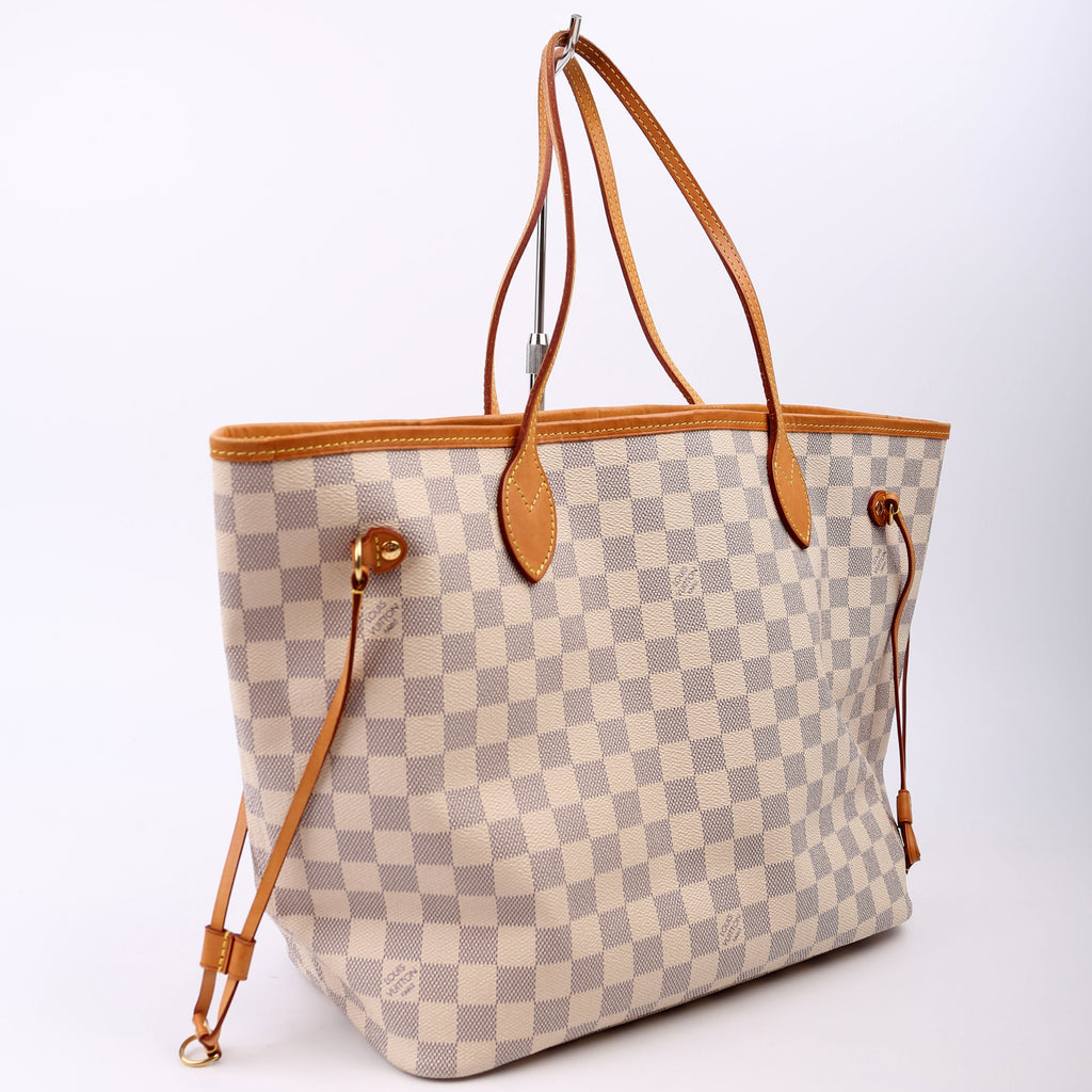 Neverfull With Wallet MM Damier Azur